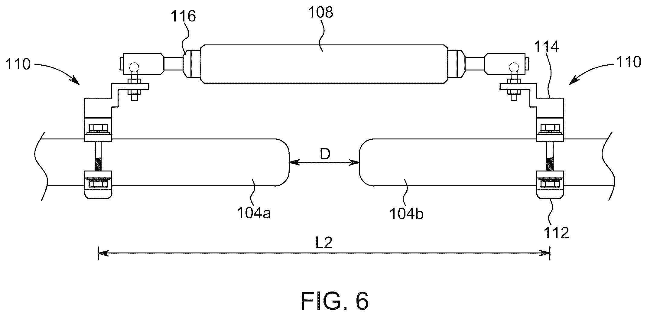 Patent US12365381 Figure 6 – Bracket system for a steering shaft of a zero-turn mower