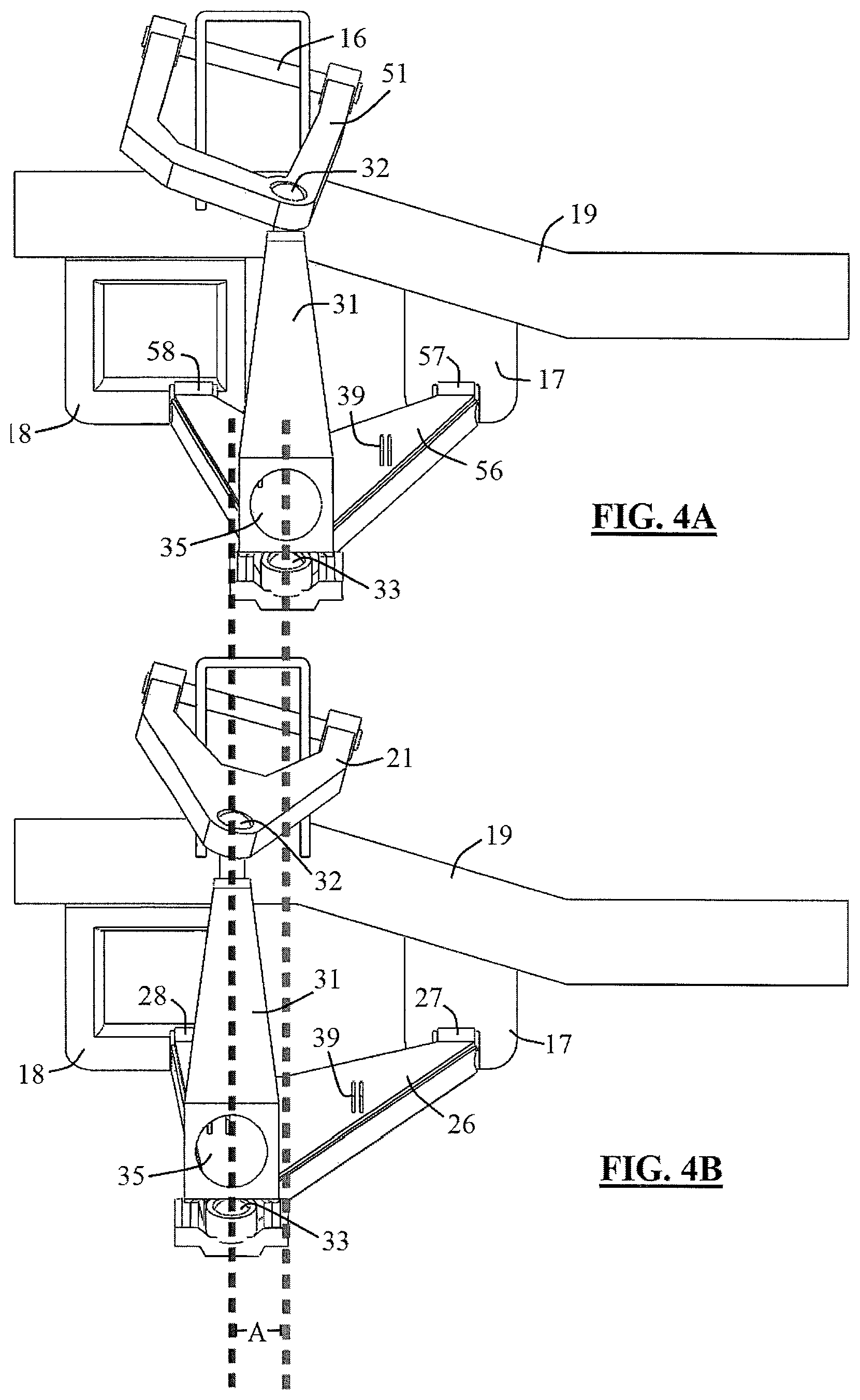 Patent US12365387 Figure 4 – Methods and apparatus for moving the front wheels of a vehicle forward