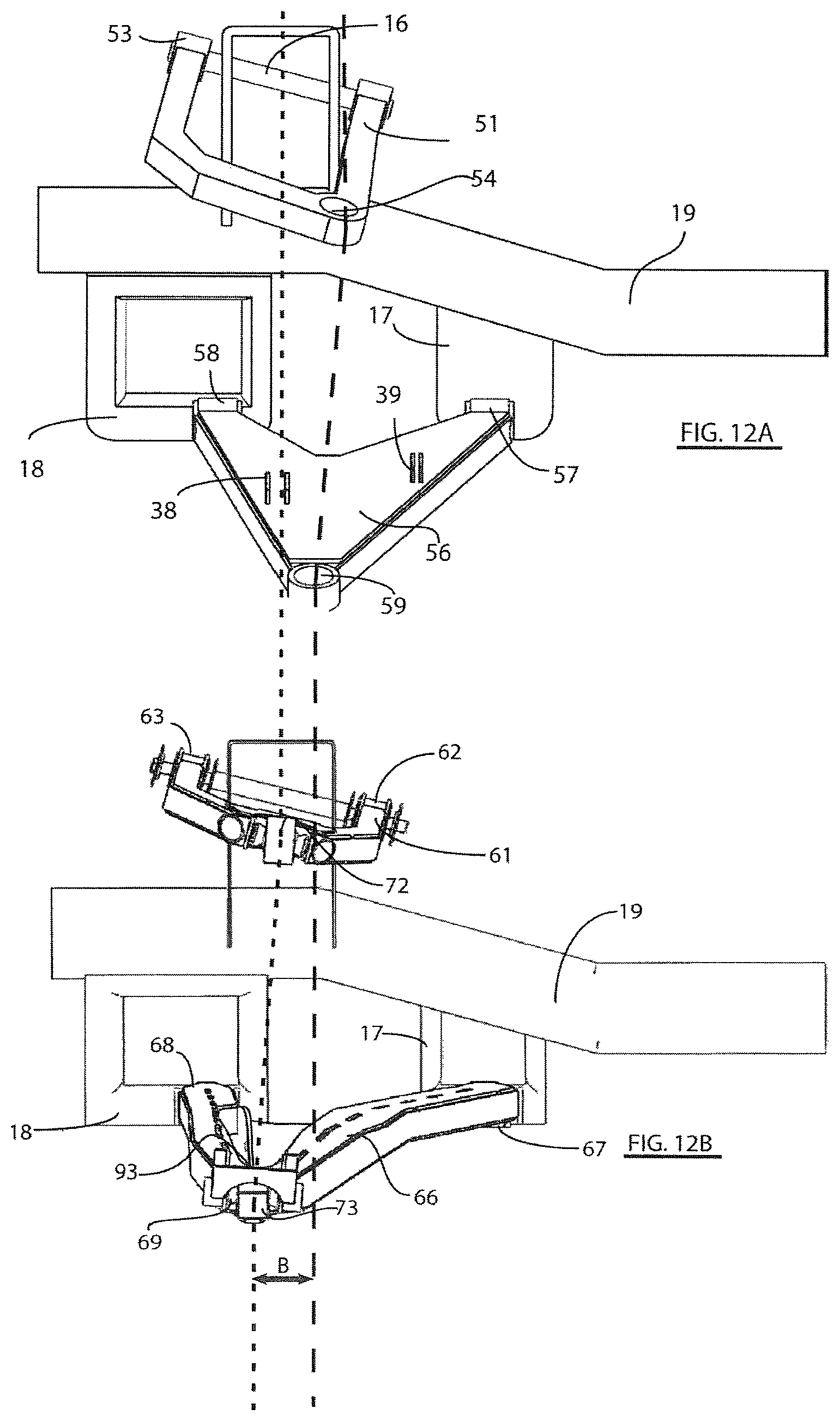 Patent US12365387 Figure 12 – Methods and apparatus for moving the front wheels of a vehicle forward