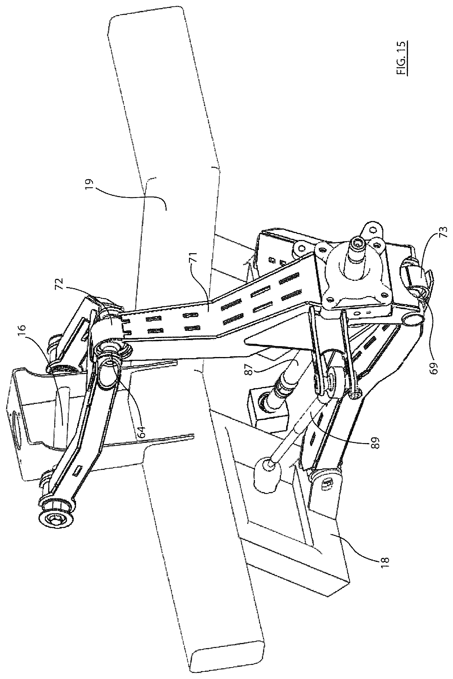 Patent US12365387 Figure 15 – Methods and apparatus for moving the front wheels of a vehicle forward