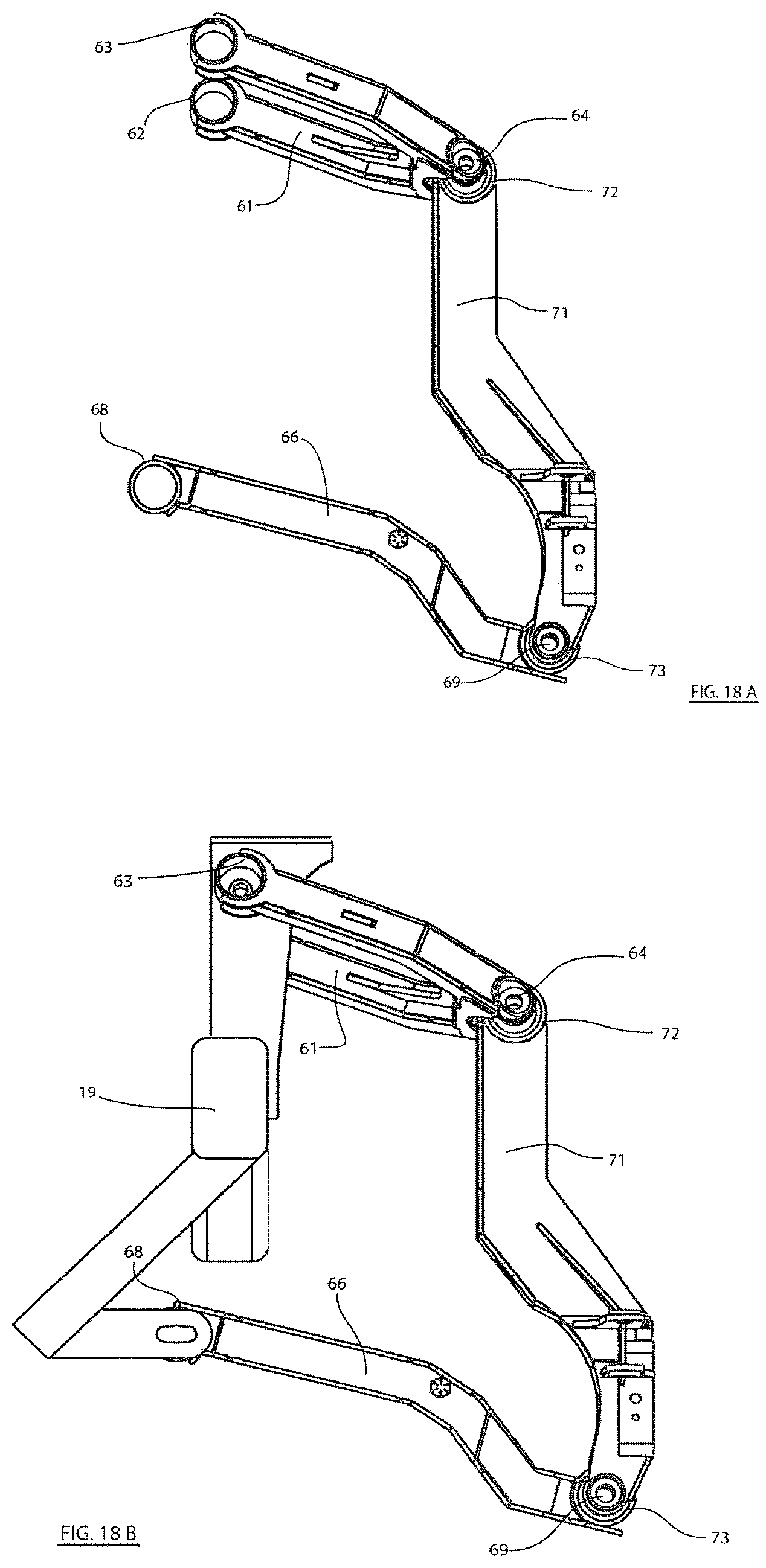 Patent US12365387 Figure 18 – Methods and apparatus for moving the front wheels of a vehicle forward