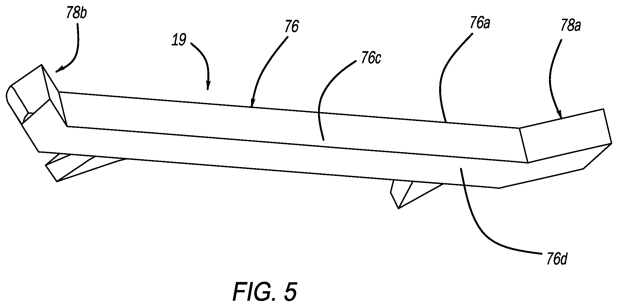 Patent US12365390 Figure 5 – Structural assembly for vehicle