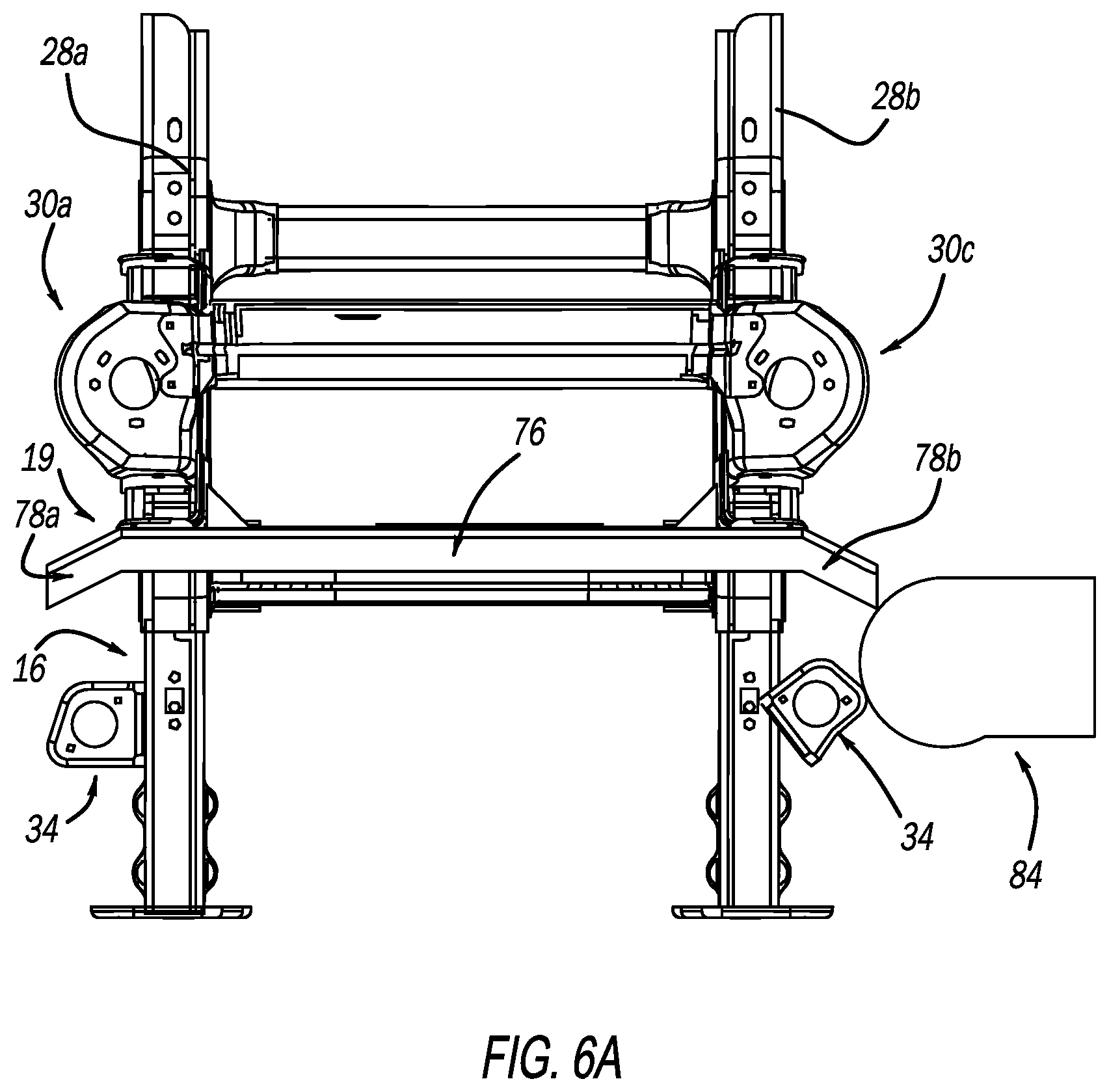 Patent US12365390 Figure 6 – Structural assembly for vehicle