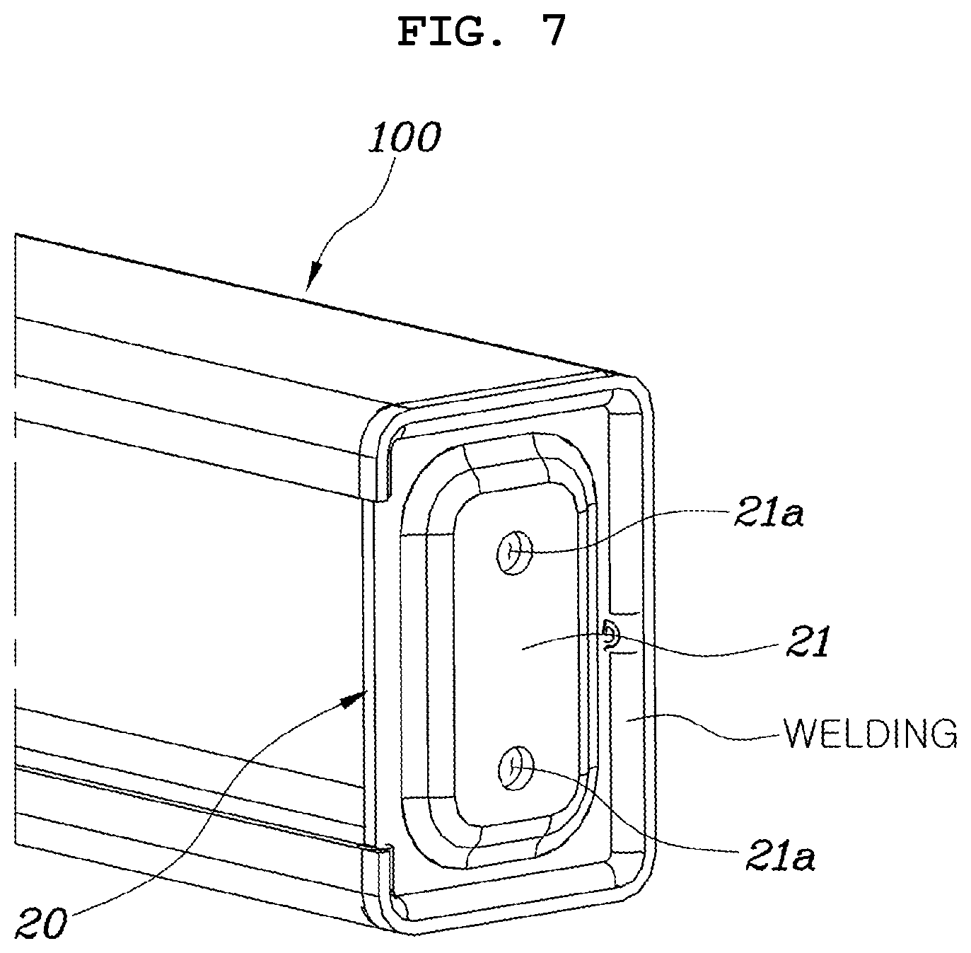 Patent US12365391 Figure 7 – Panel assembly for vehicle