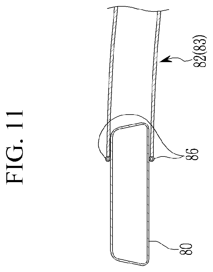 Patent US12365392 Figure 11 – Roof reinforcement structure of vehicle body