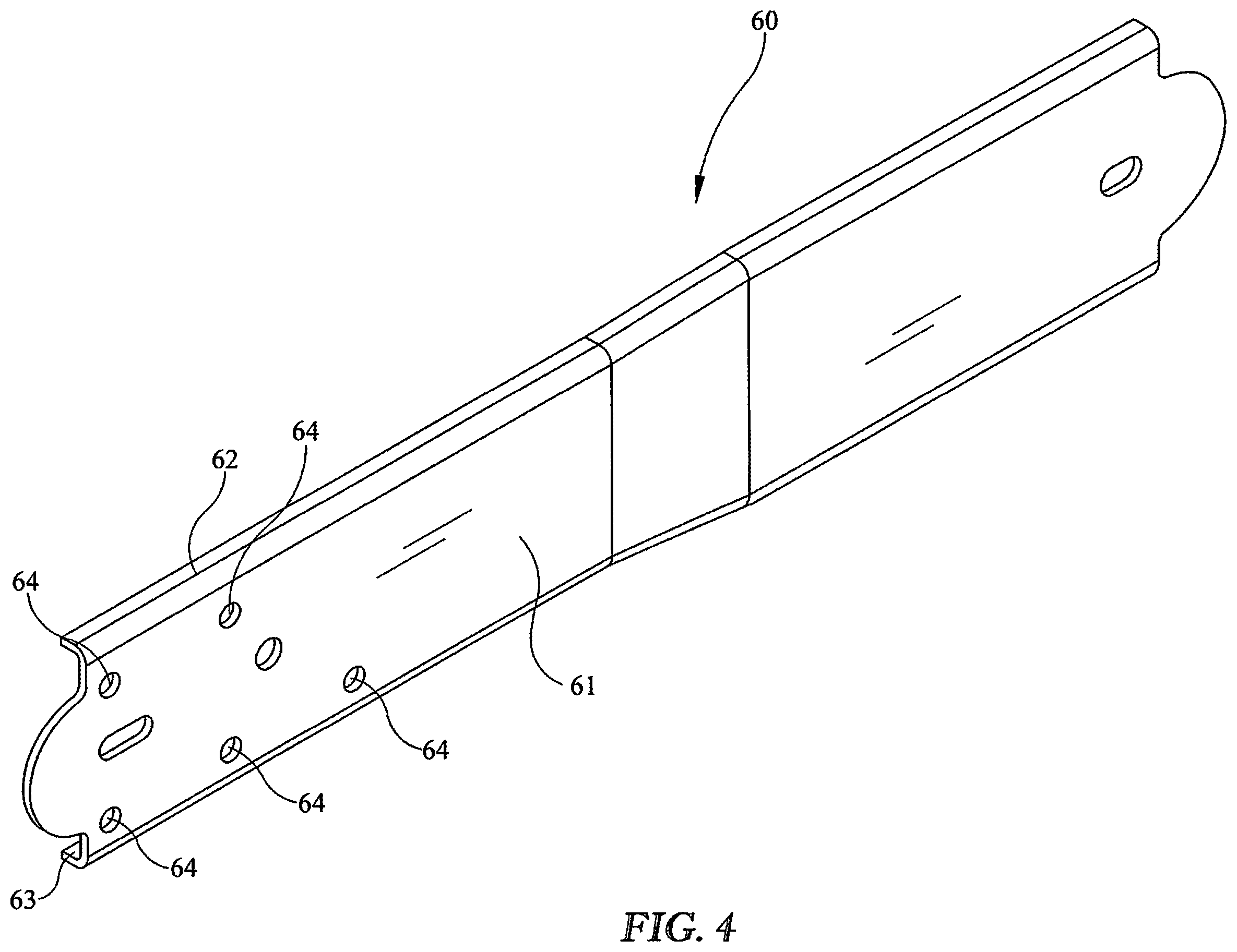 Patent US12365396 Figure 4 – Vehicle frame rails with swaged spacer connection and methods of manufacturing vehicle frame rails