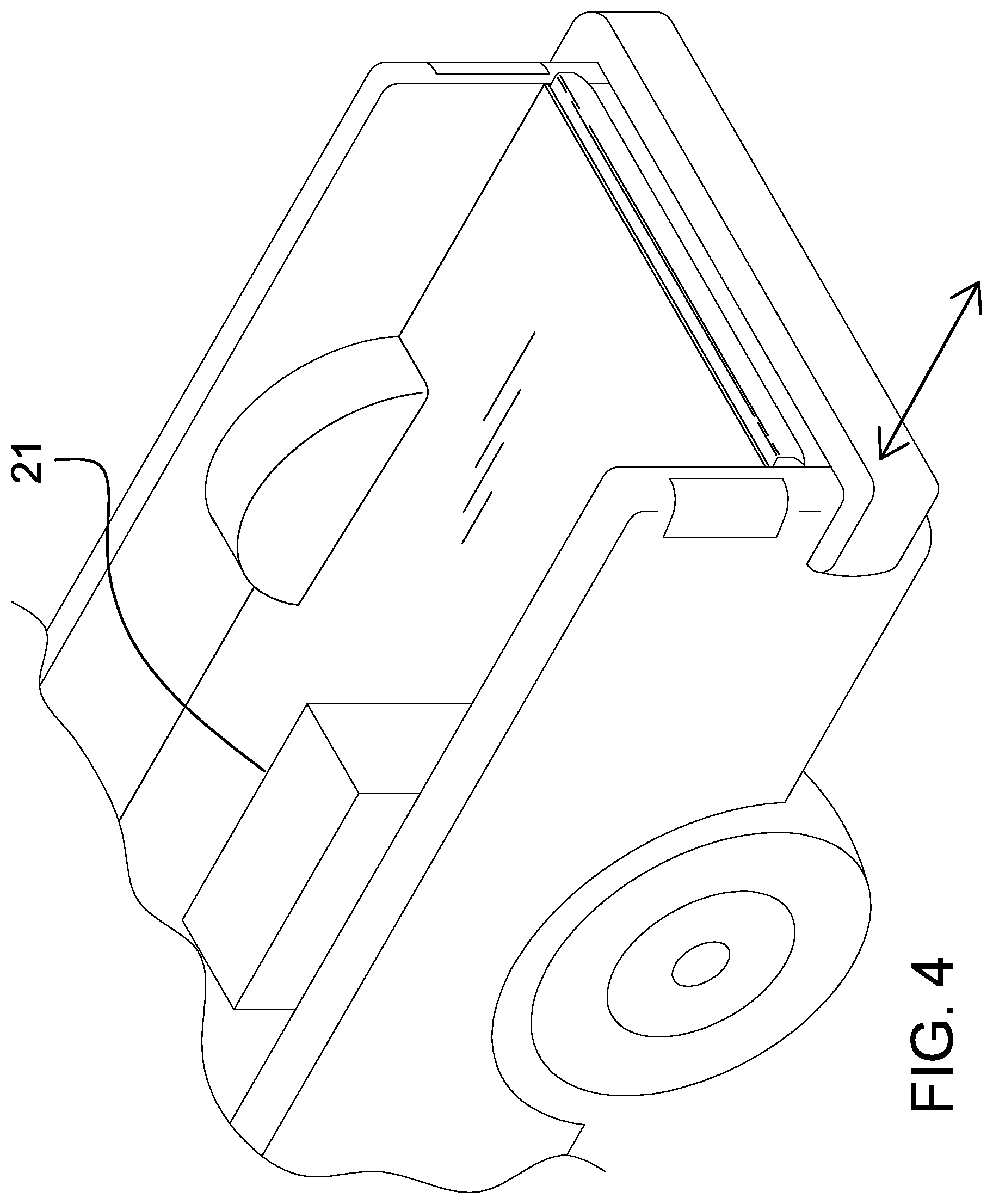 Patent US12365398 Figure 4 – Retractable tailgate assembly