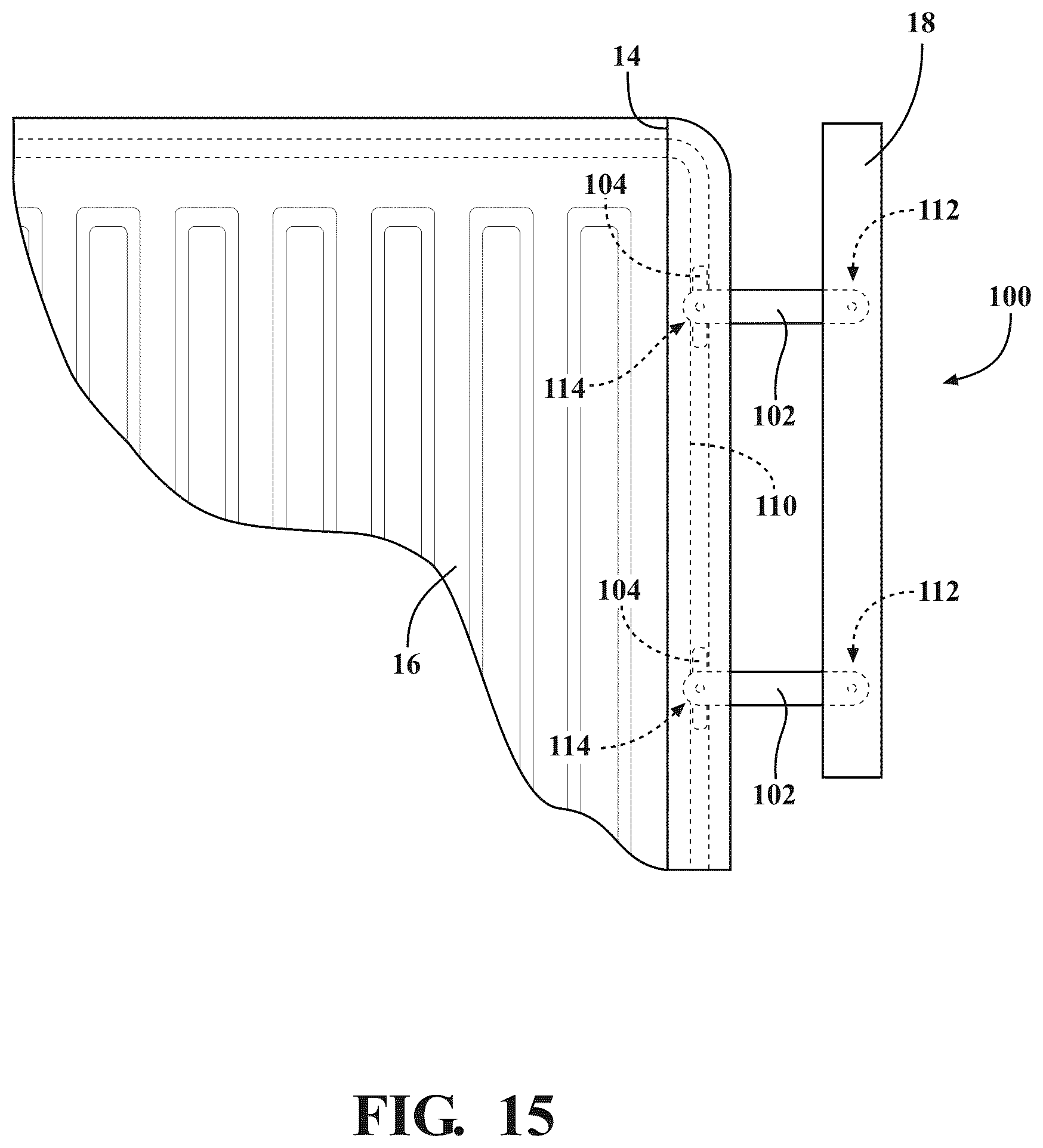 Patent US12365399 Figure 8 – Articulating tailgate