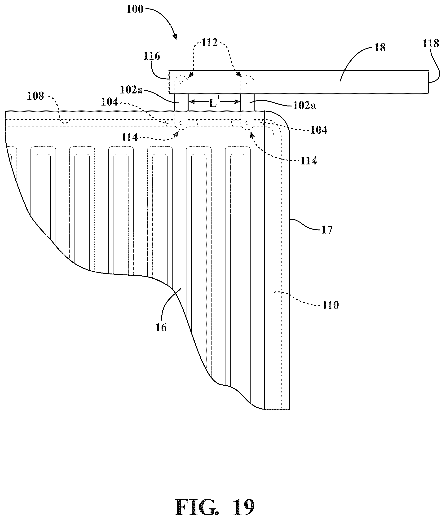 Patent US12365399 Figure 12 – Articulating tailgate