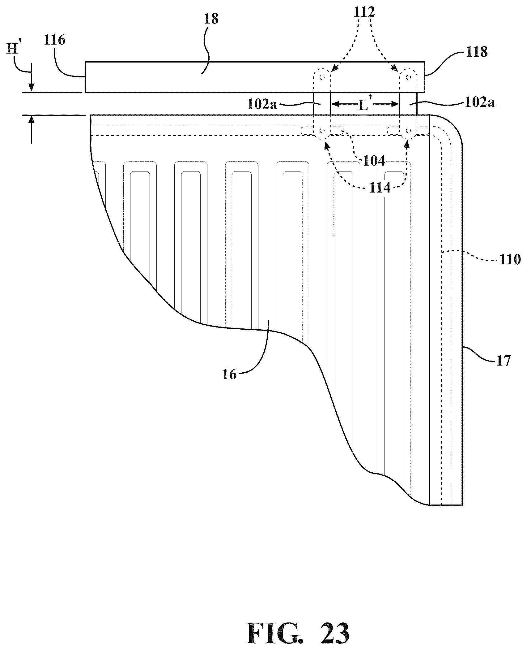 Patent US12365399 Figure 16 – Articulating tailgate