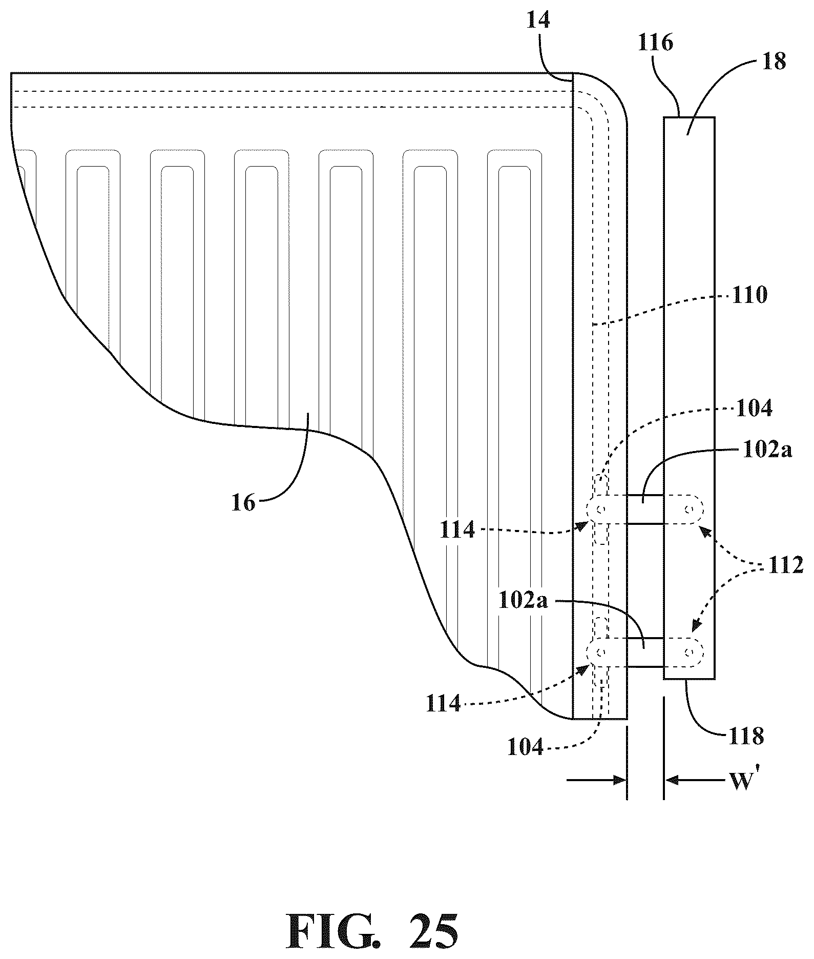 Patent US12365399 Figure 18 – Articulating tailgate