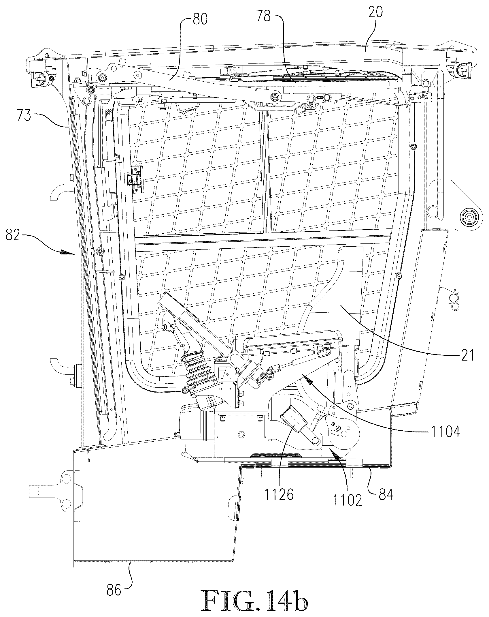Patent US12365401 Figure 15 – Controls for a work machine