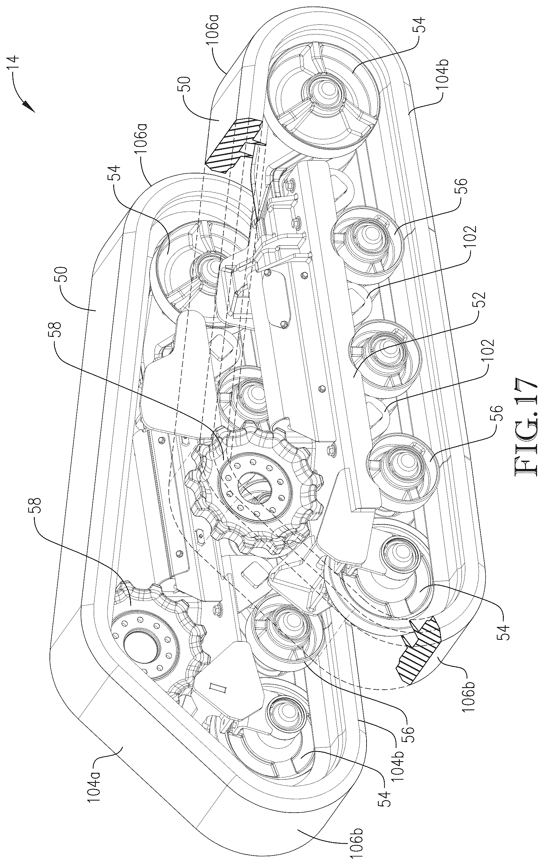 Patent US12365401 Figure 19 – Controls for a work machine