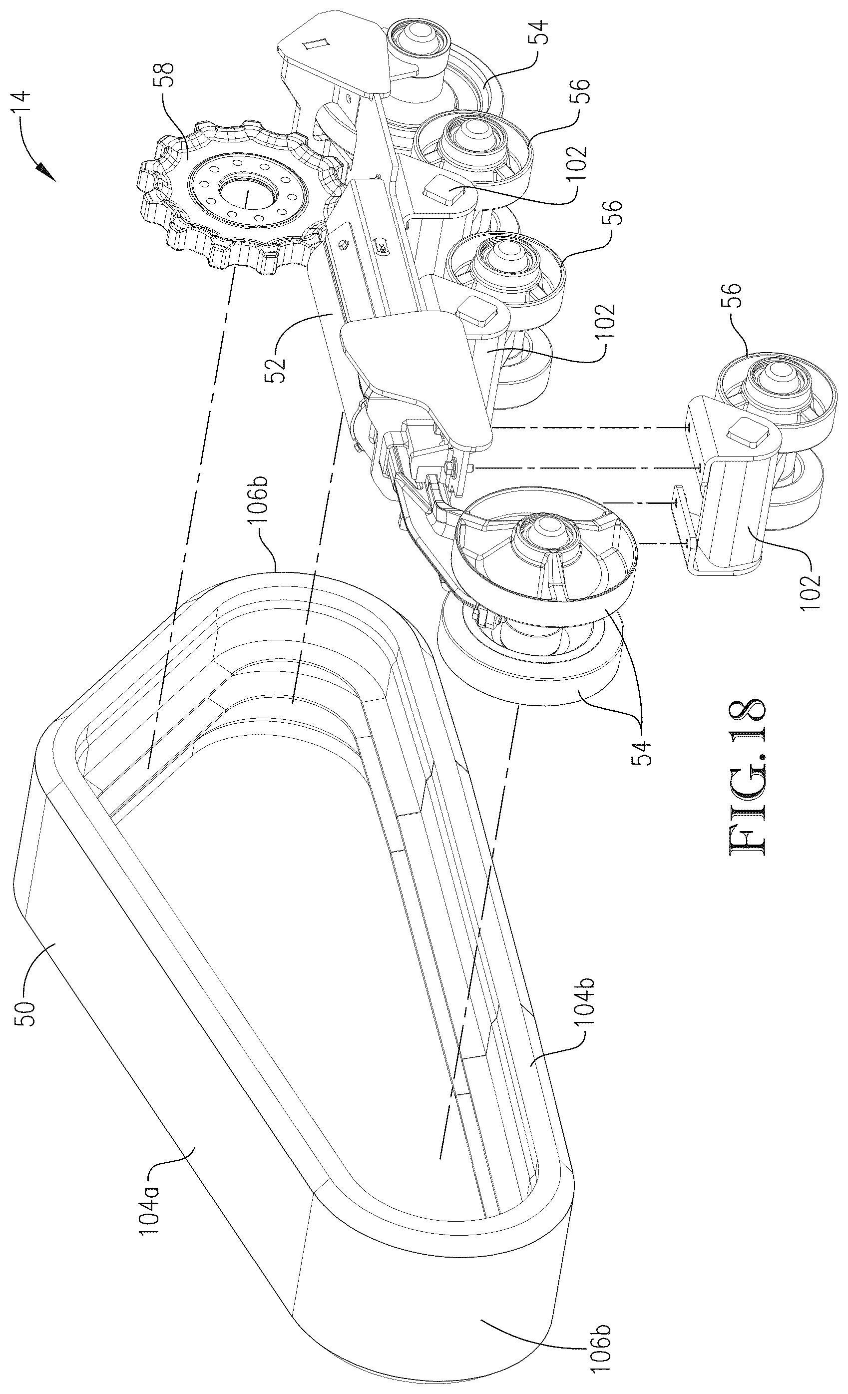 Patent US12365401 Figure 20 – Controls for a work machine