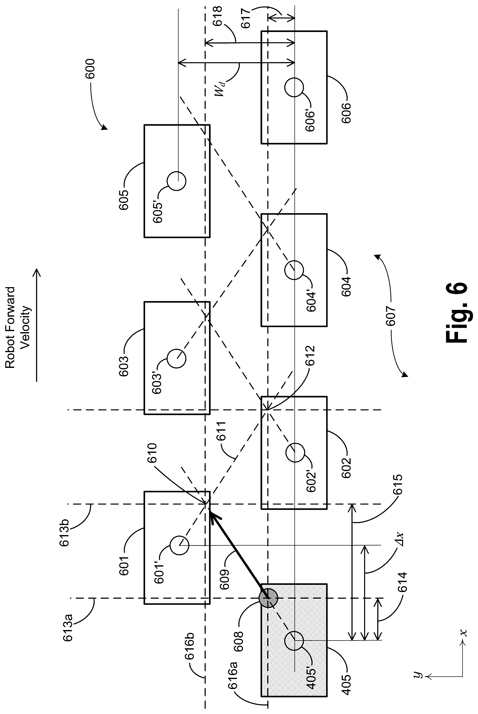 Patent US12365407 Figure 6 – Mechanically-timed footsteps for a robotic device