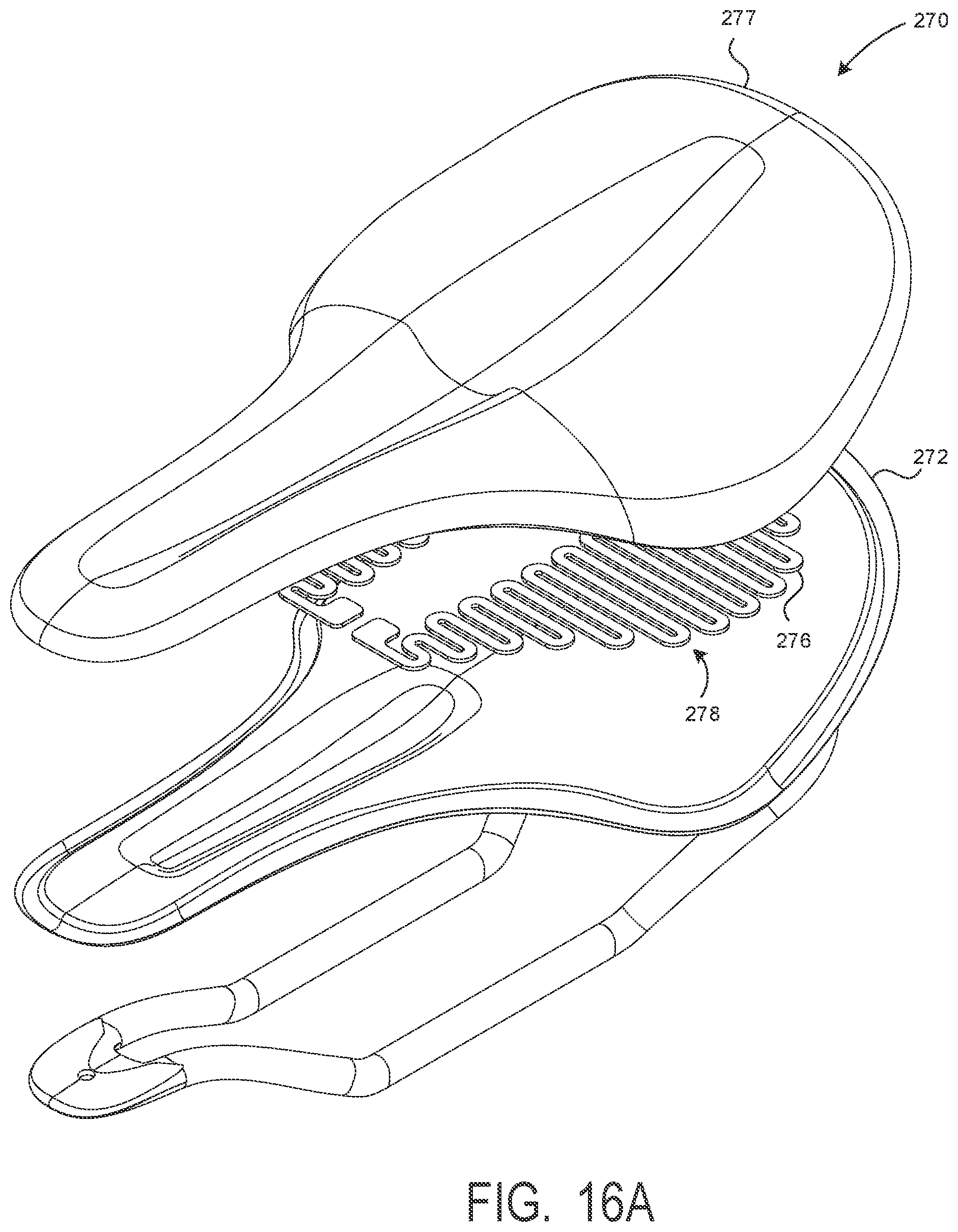 Patent US12365410 Figure 6 – Moldable bicycle saddles, external saddle heaters, fitting procedures, and related technologies