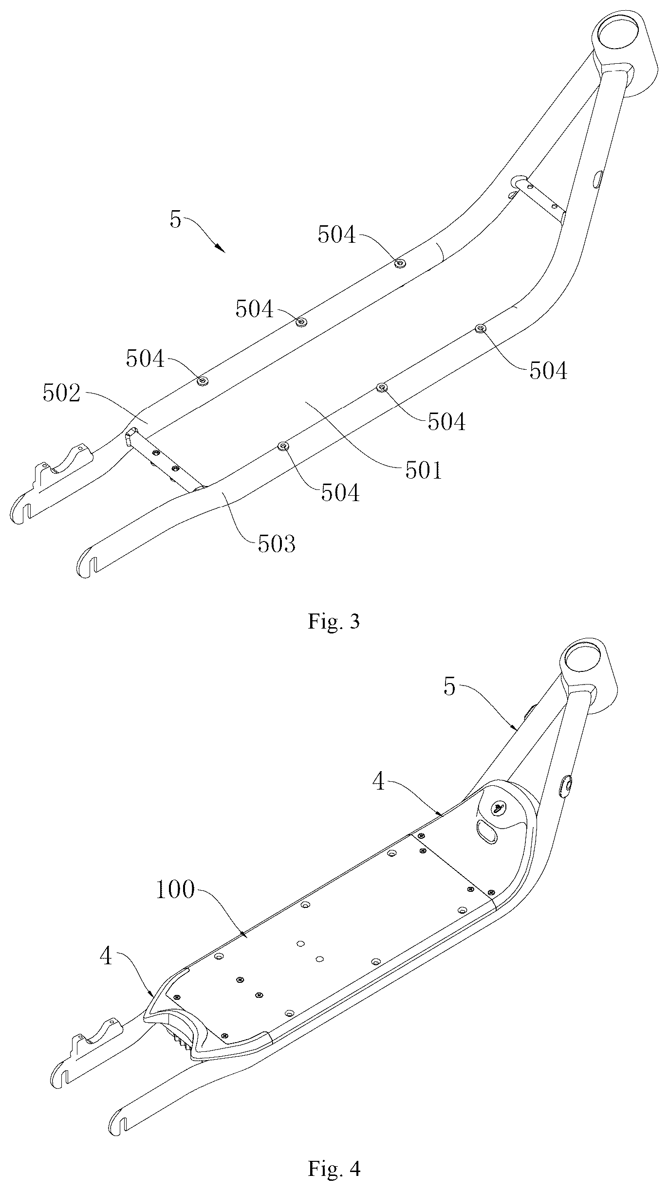 Patent US12365412 Figure 2 – Battery compartment, battery compartment assembly and electric scooter