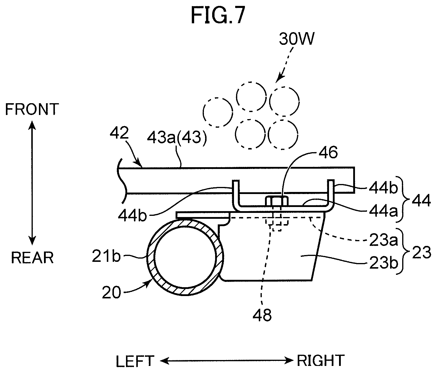 Patent US12365419 Figure 7 – Saddle-type vehicle
