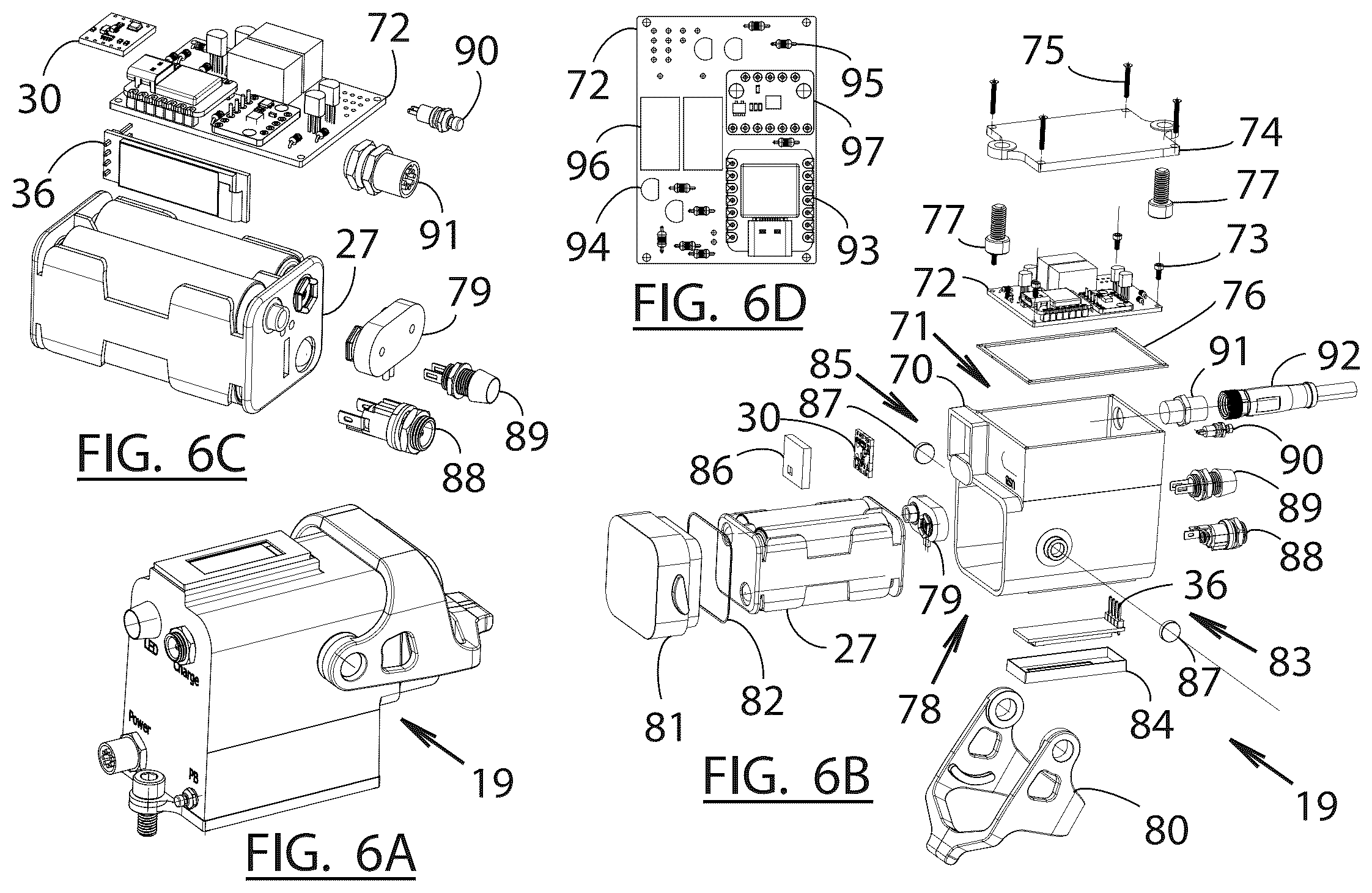 Patent US12365421 Figure 6 – Electrical derailleur brake shifter