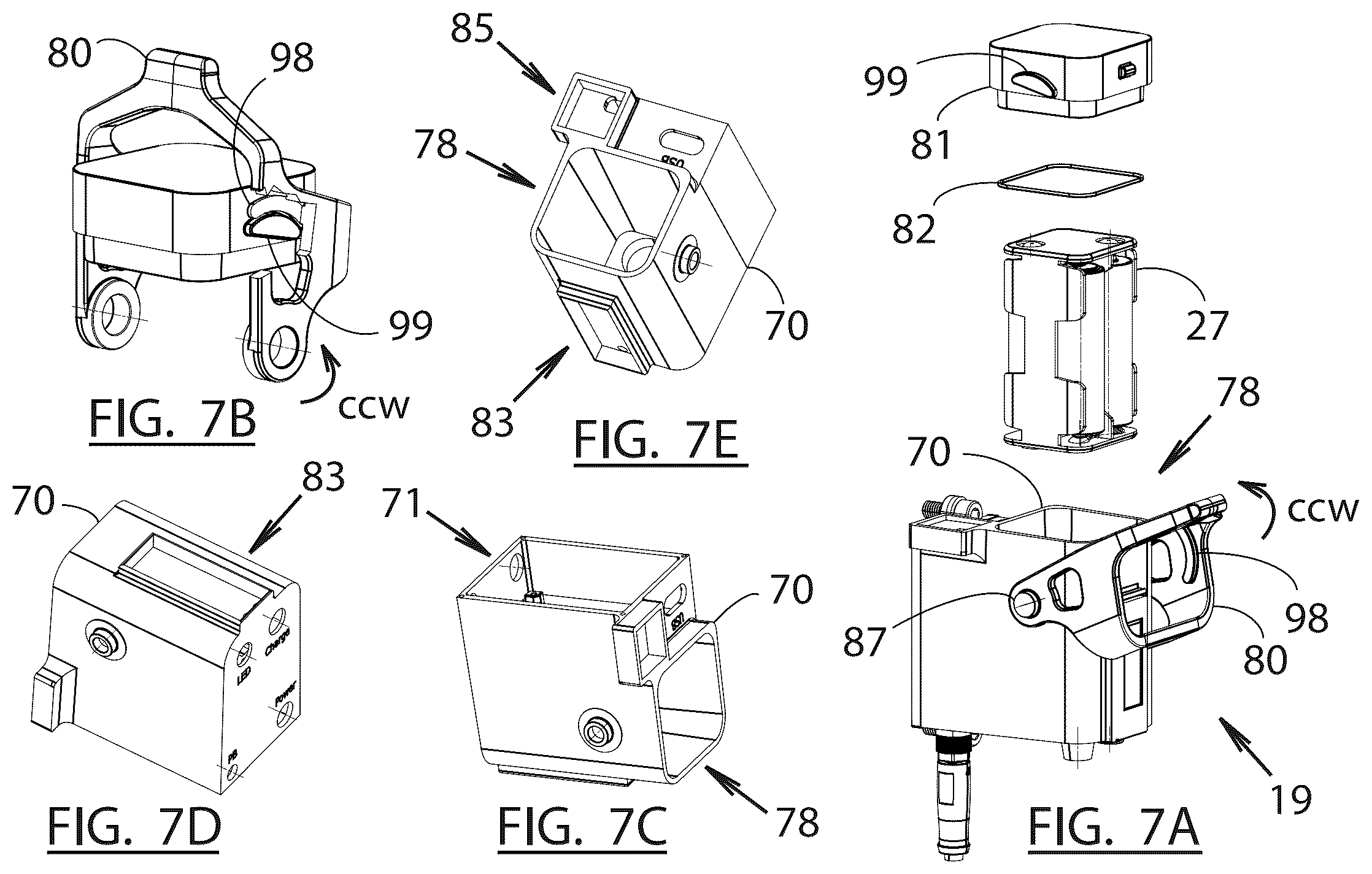 Patent US12365421 Figure 7 – Electrical derailleur brake shifter