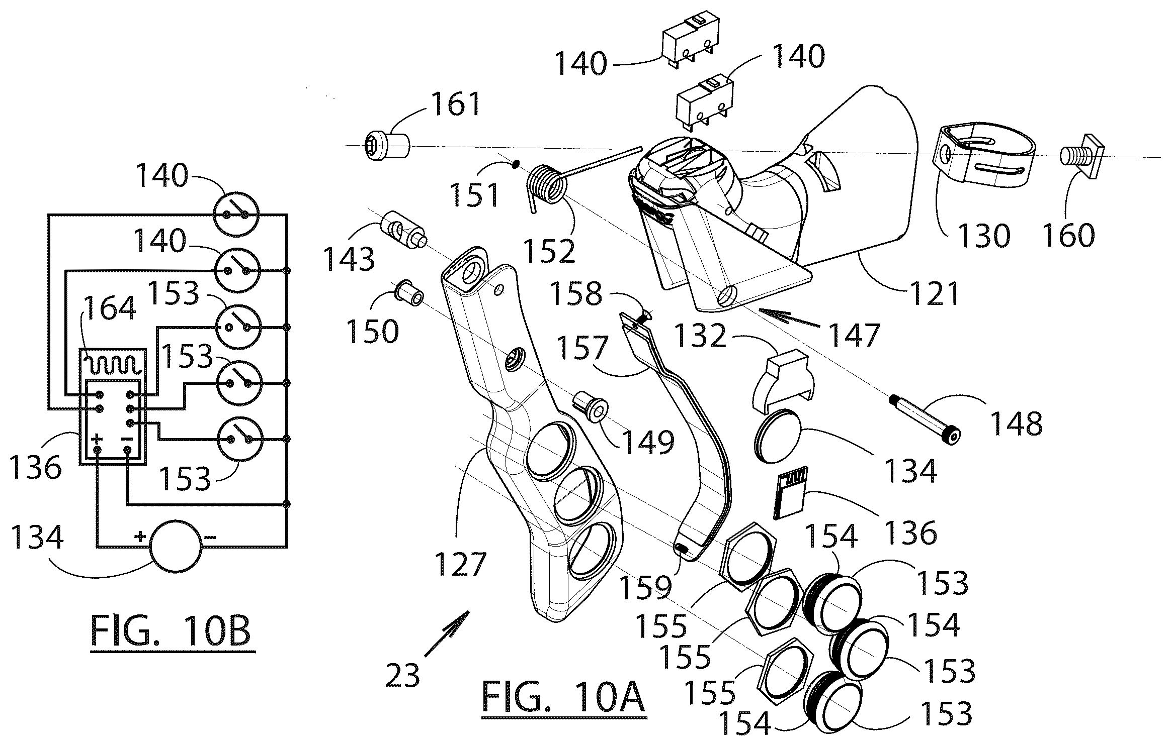 Patent US12365421 Figure 10 – Electrical derailleur brake shifter