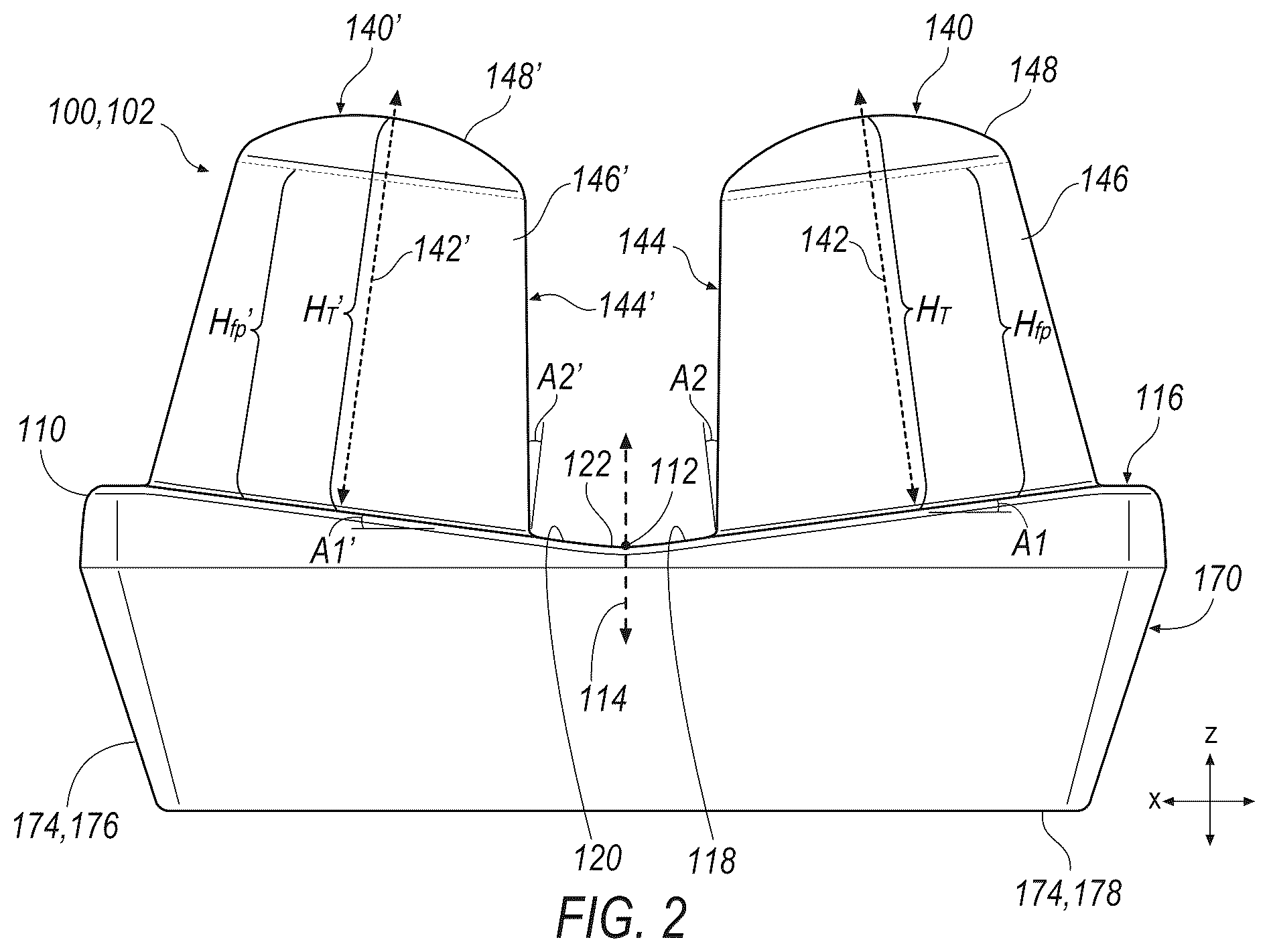Patent US12365429 Figure 2 – Nose plug for underwater diving
