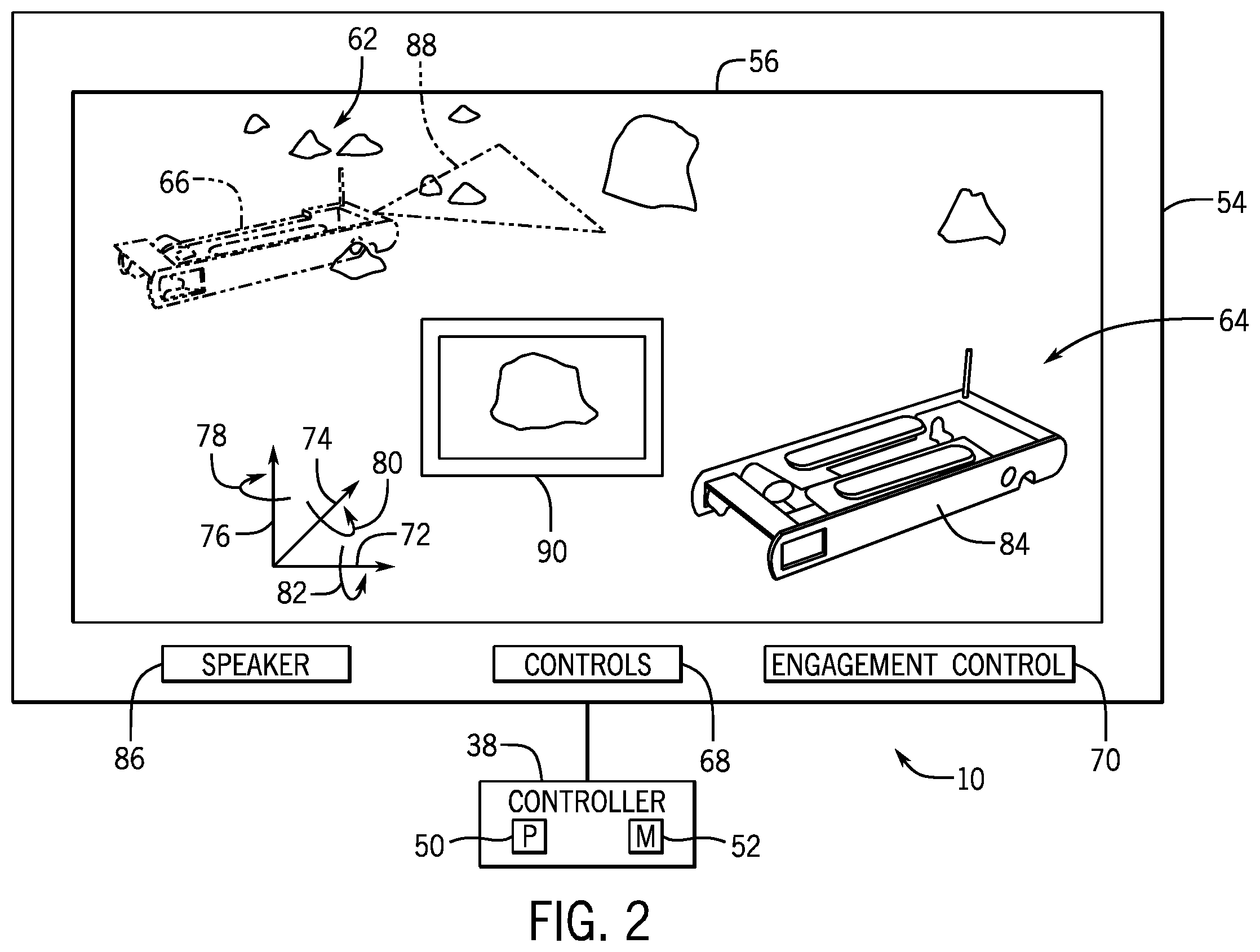 Patent US12365431 Figure 2 – Underwater vehicle control system