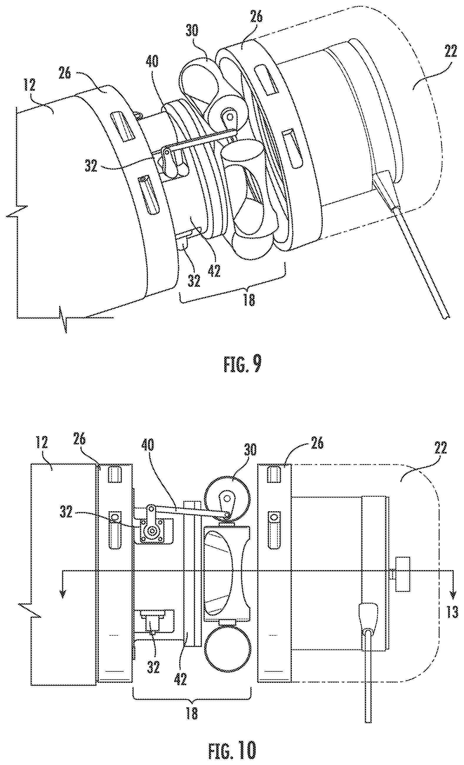 Patent US12365432 Figure 6 – Vector control assemblies for underwater vehicles