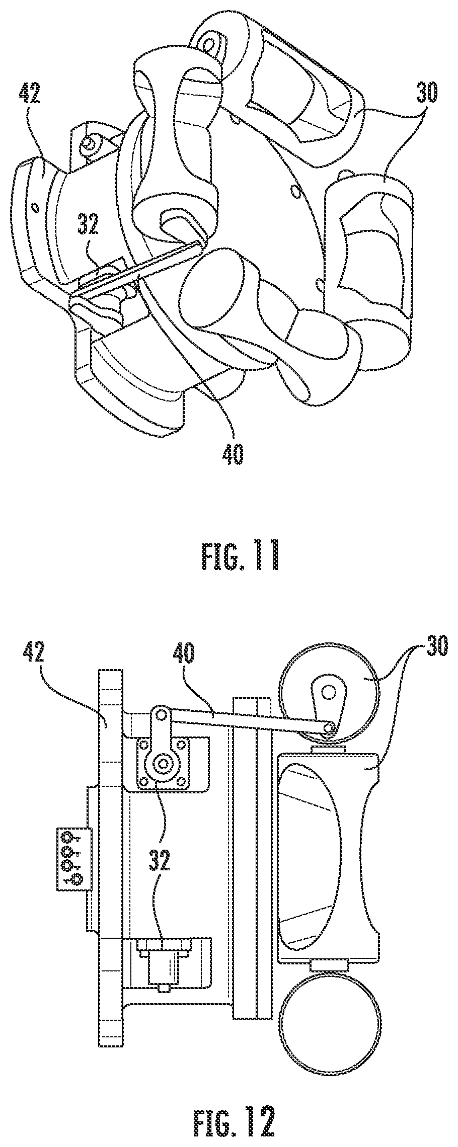 Patent US12365432 Figure 7 – Vector control assemblies for underwater vehicles