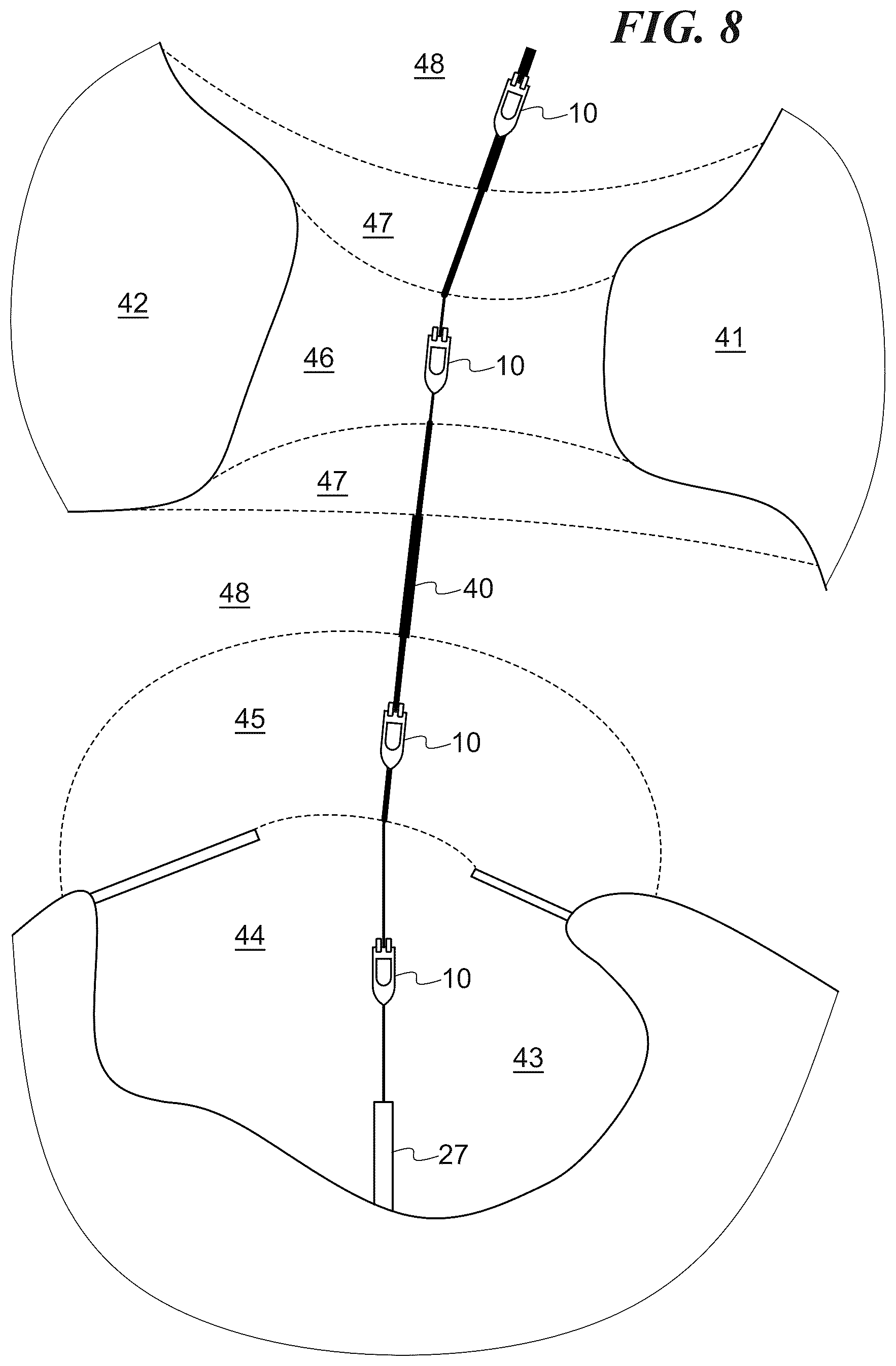 Patent US12365437 Figure 8 – Marine vessel propulsion control using map information and marine vessel including the same