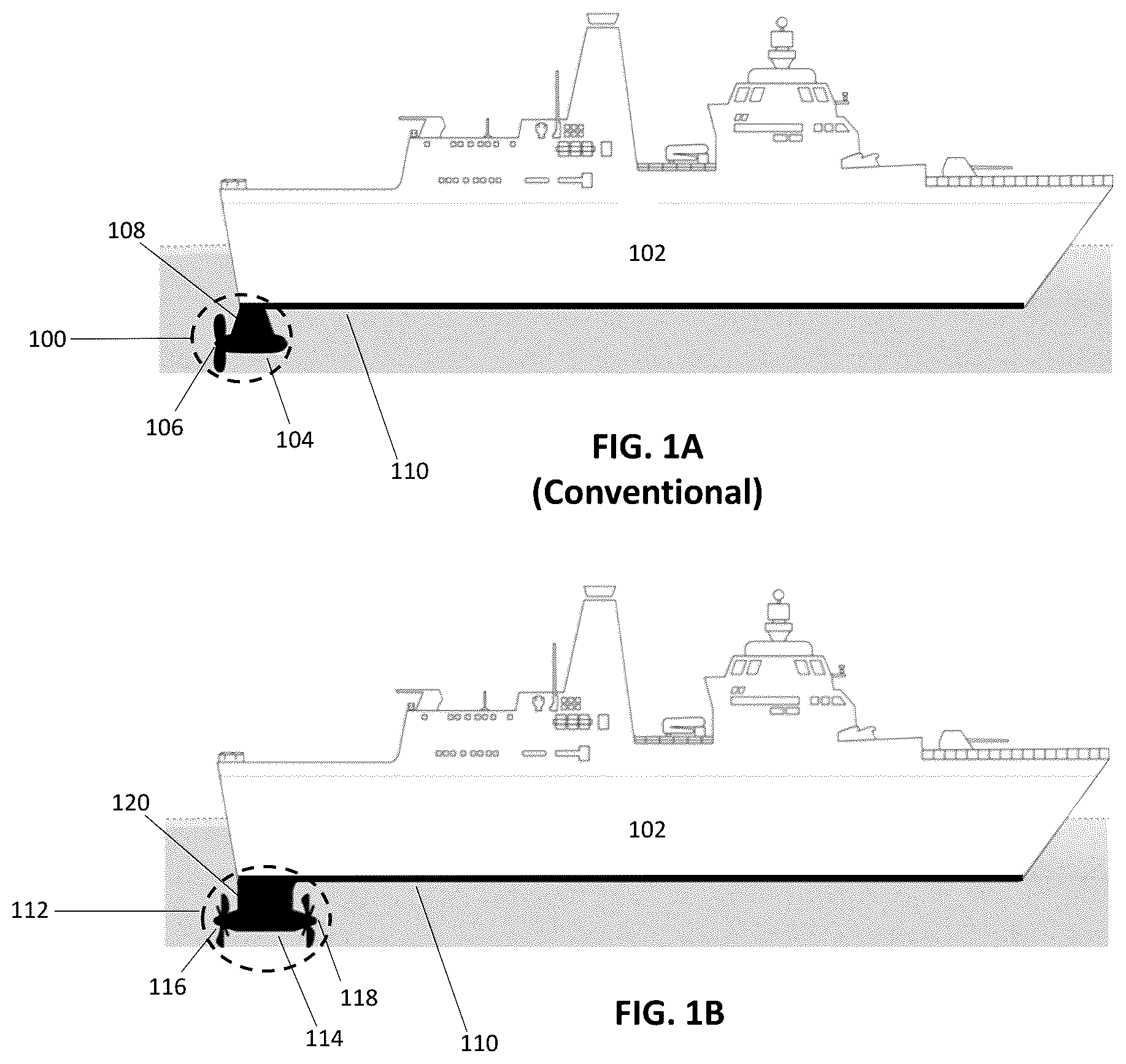 Patent US12365438 — Counter rotating propeller pod mechanical arrangement — Figure 1