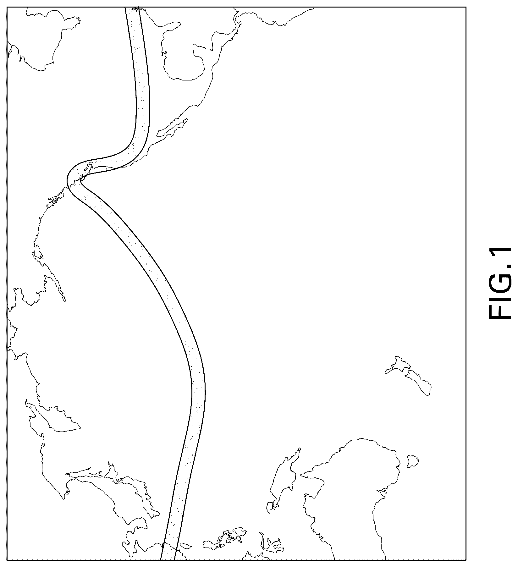 Patent US12365439 Figure 1 – Navigating aircraft in a jetstream