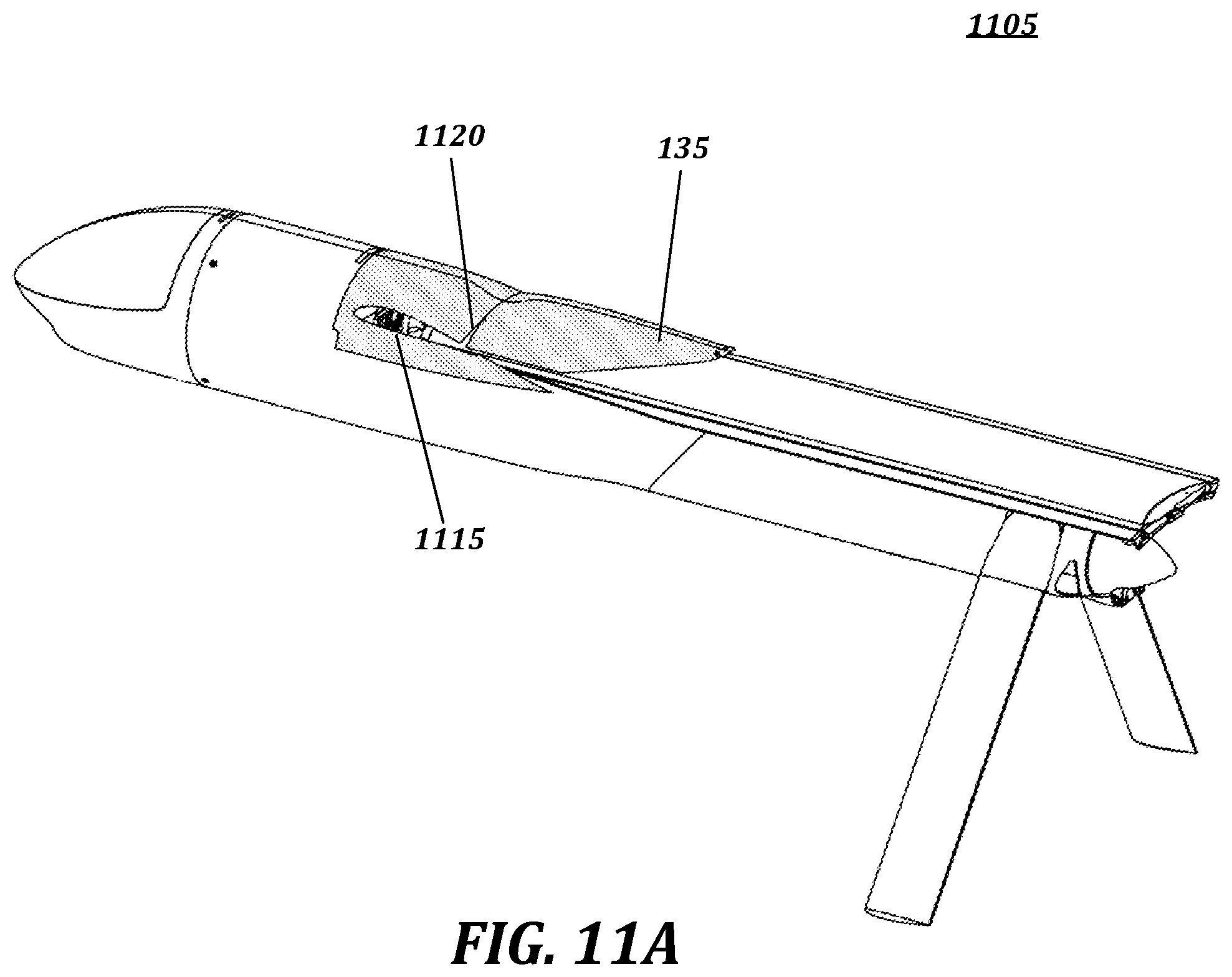Patent US12365440 Figure 20 – Aerial vehicle with deployable components