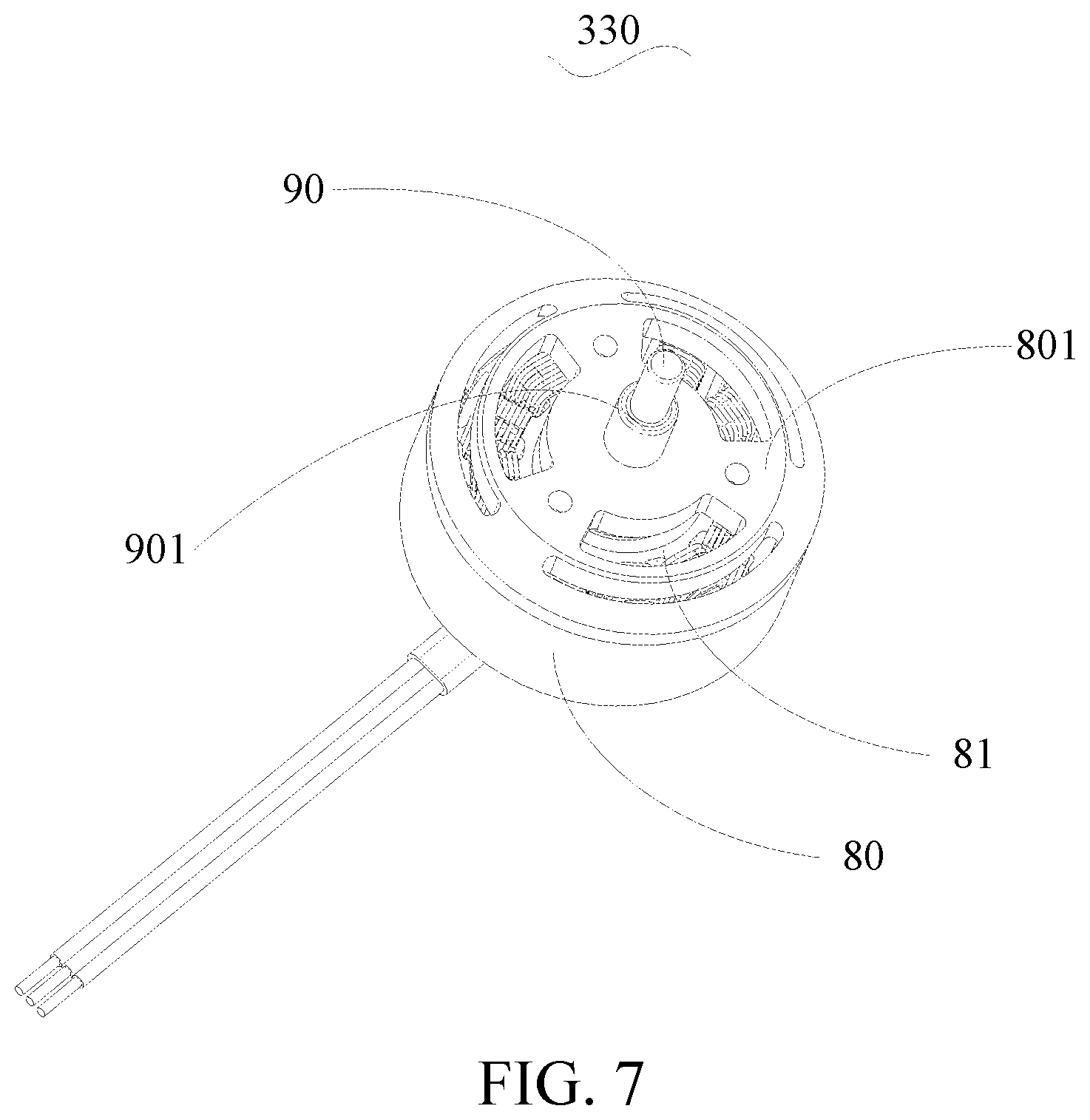 Patent US12365442 Figure 5 – Propeller, propeller kit, power assembly, power kit and unmanned aerial vehicle