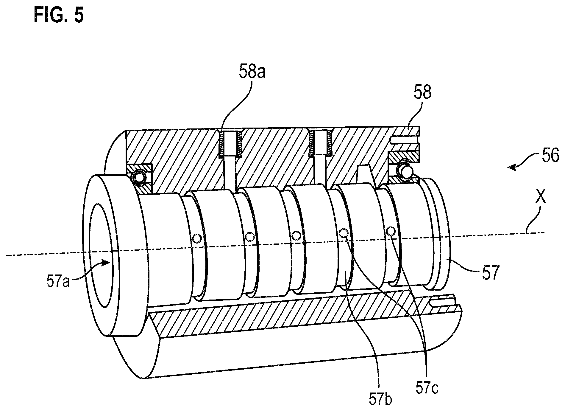 Patent US12365444 Figure 5 – Module for an aircraft turbine engine