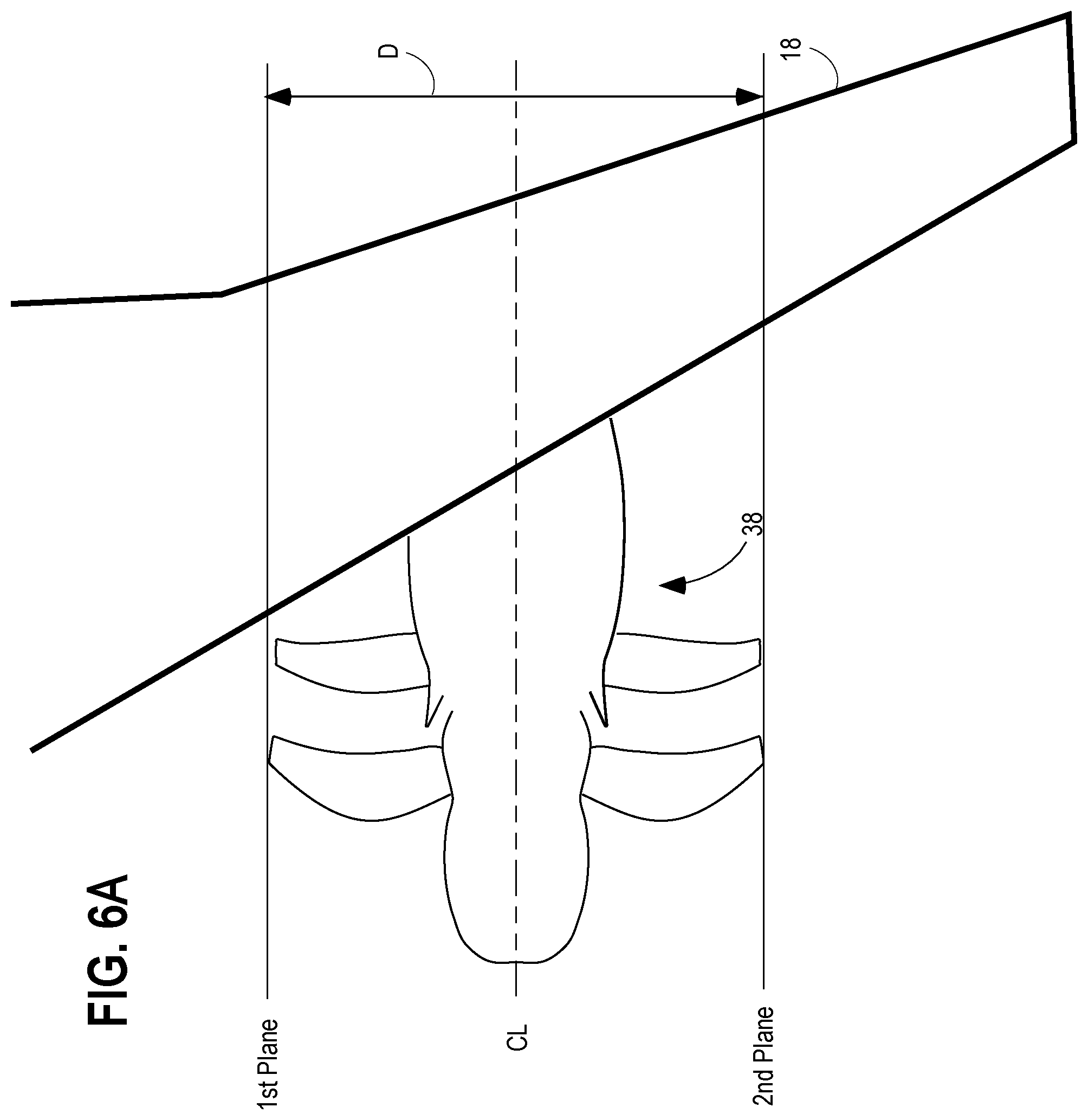 Patent US12365446 Figure 6 – Aircraft with an unducted fan propulsor