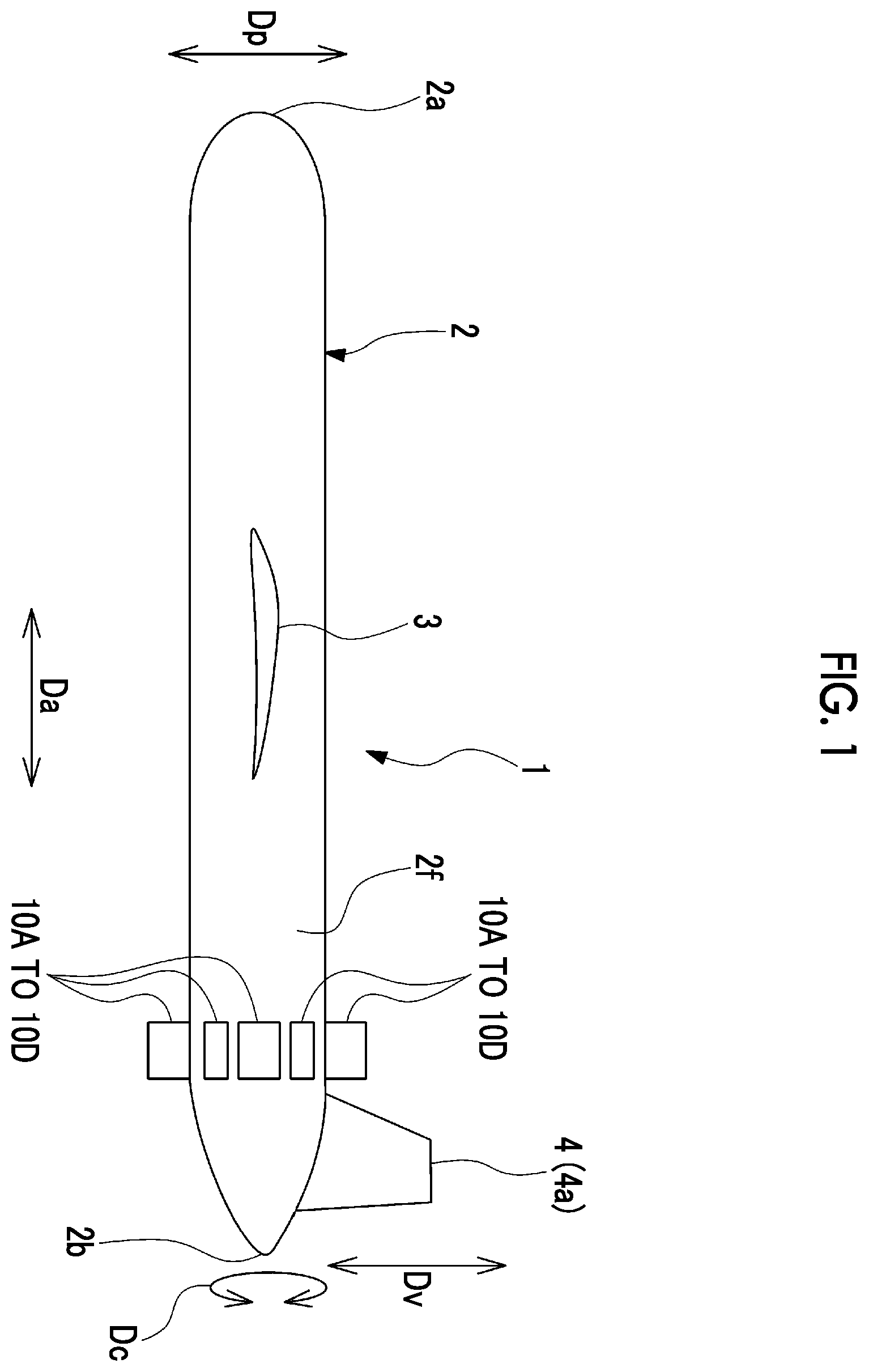 Patent US12365448 — Aircraft — Figure 1