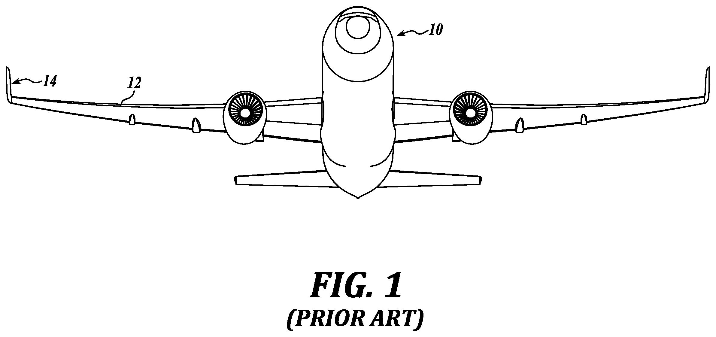 Patent US12365449 Figure 1 – Wingtip shield