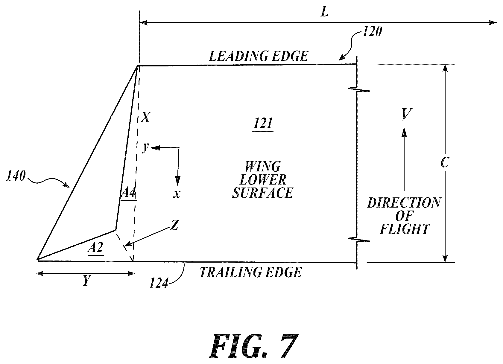 Patent US12365449 Figure 7 – Wingtip shield