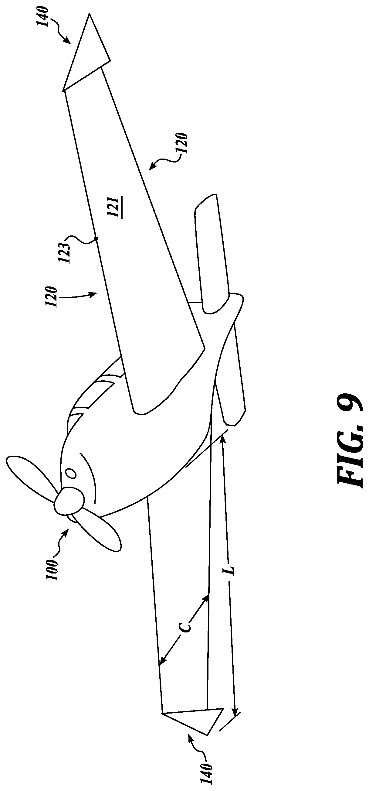 Patent US12365449 Figure 9 – Wingtip shield