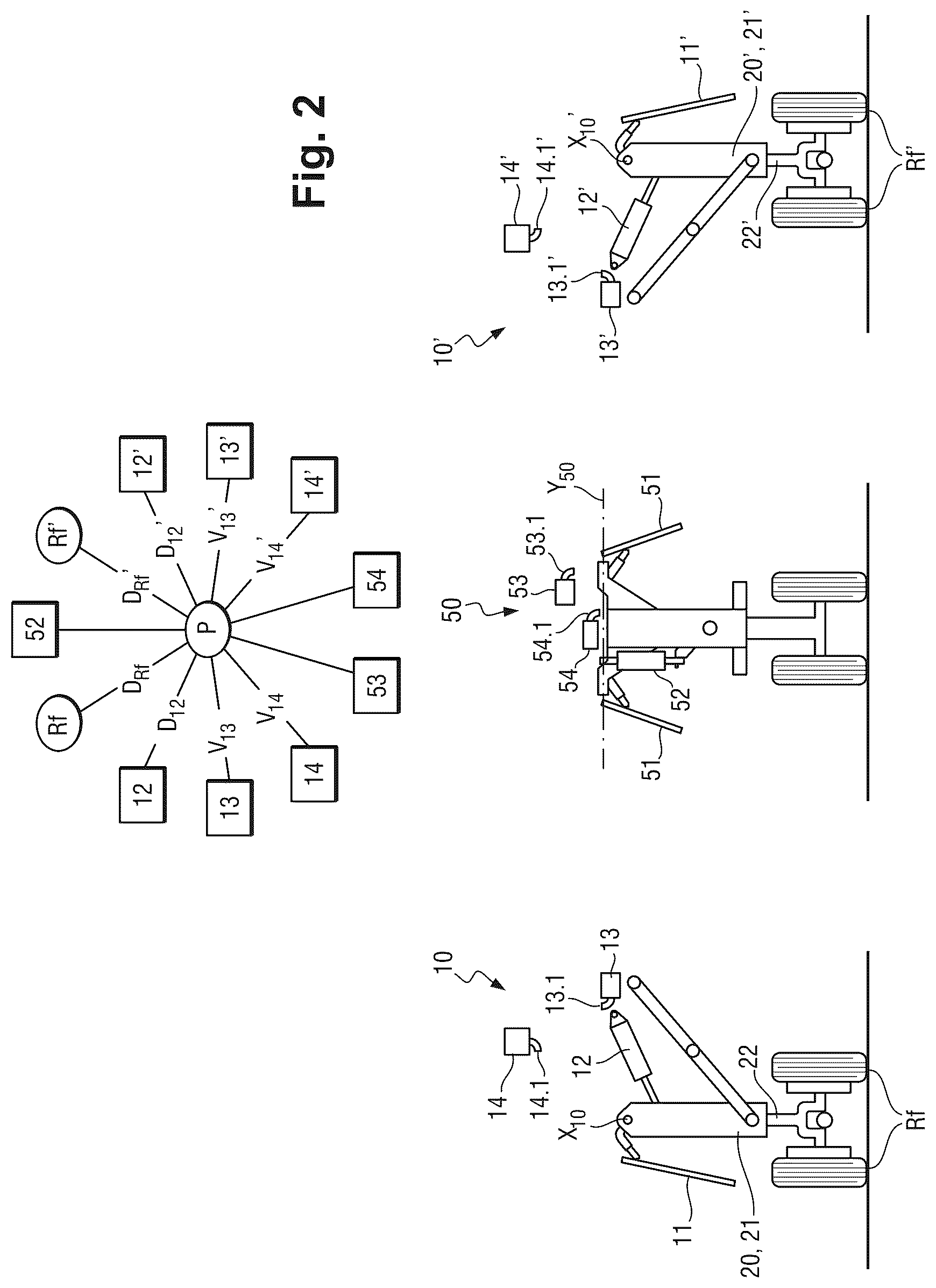 Patent US12365450 Figure 2 – Strut for aircraft landing gear equipped with an accumulator, landing gear comprising such a strut, and aircraft comprising at least one such landing gear