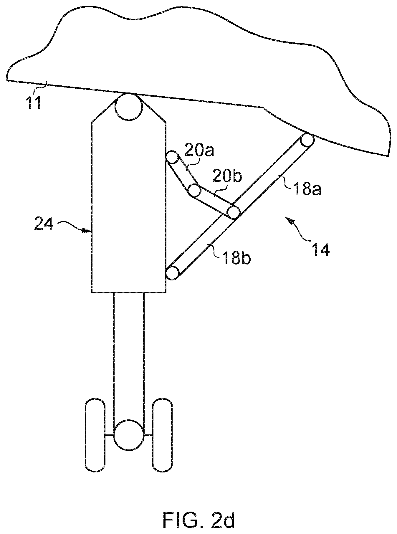 Patent US12365451 Figure 5 – Aircraft landing gear shock absorber strut