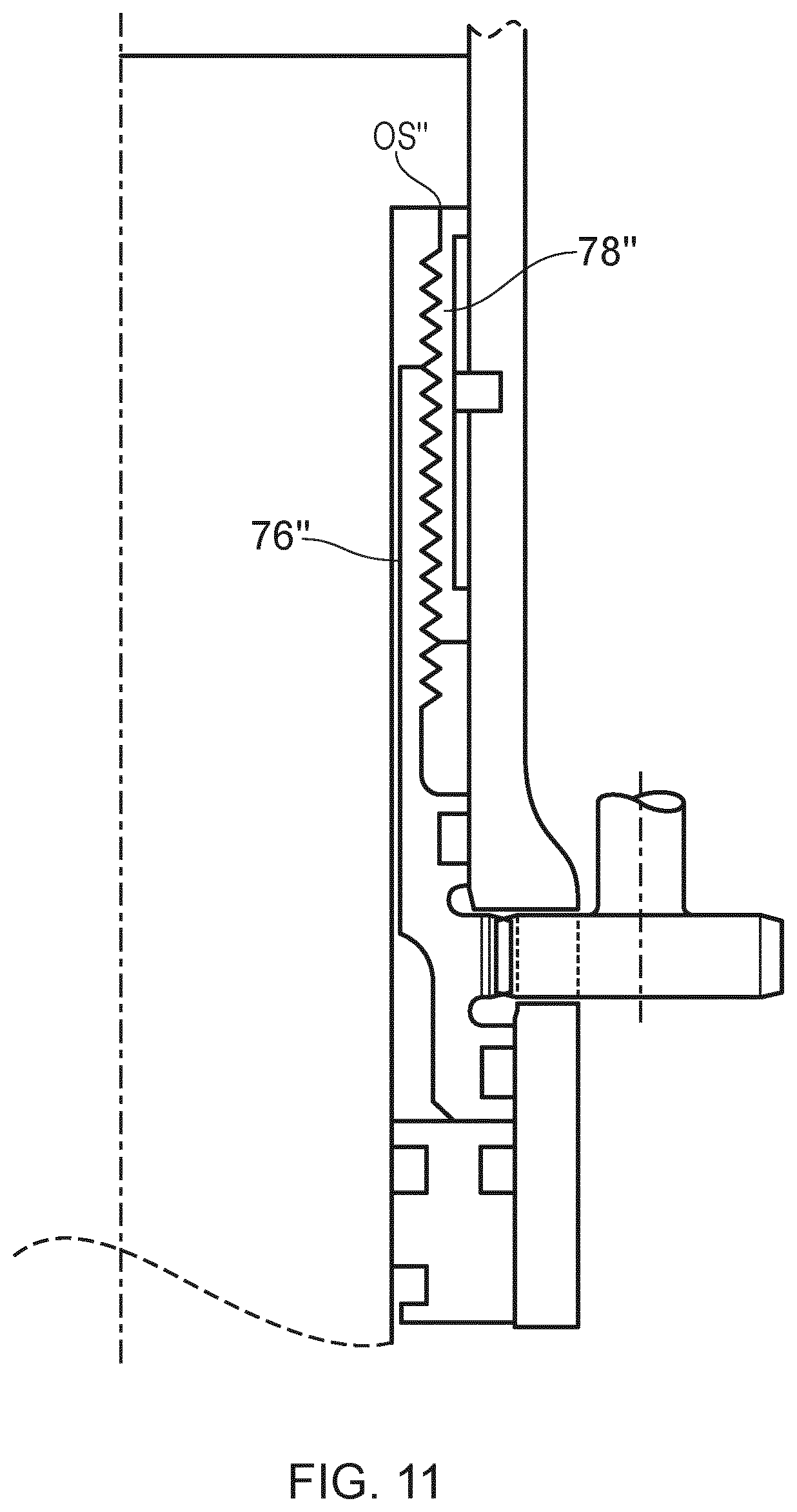 Patent US12365451 Figure 15 – Aircraft landing gear shock absorber strut
