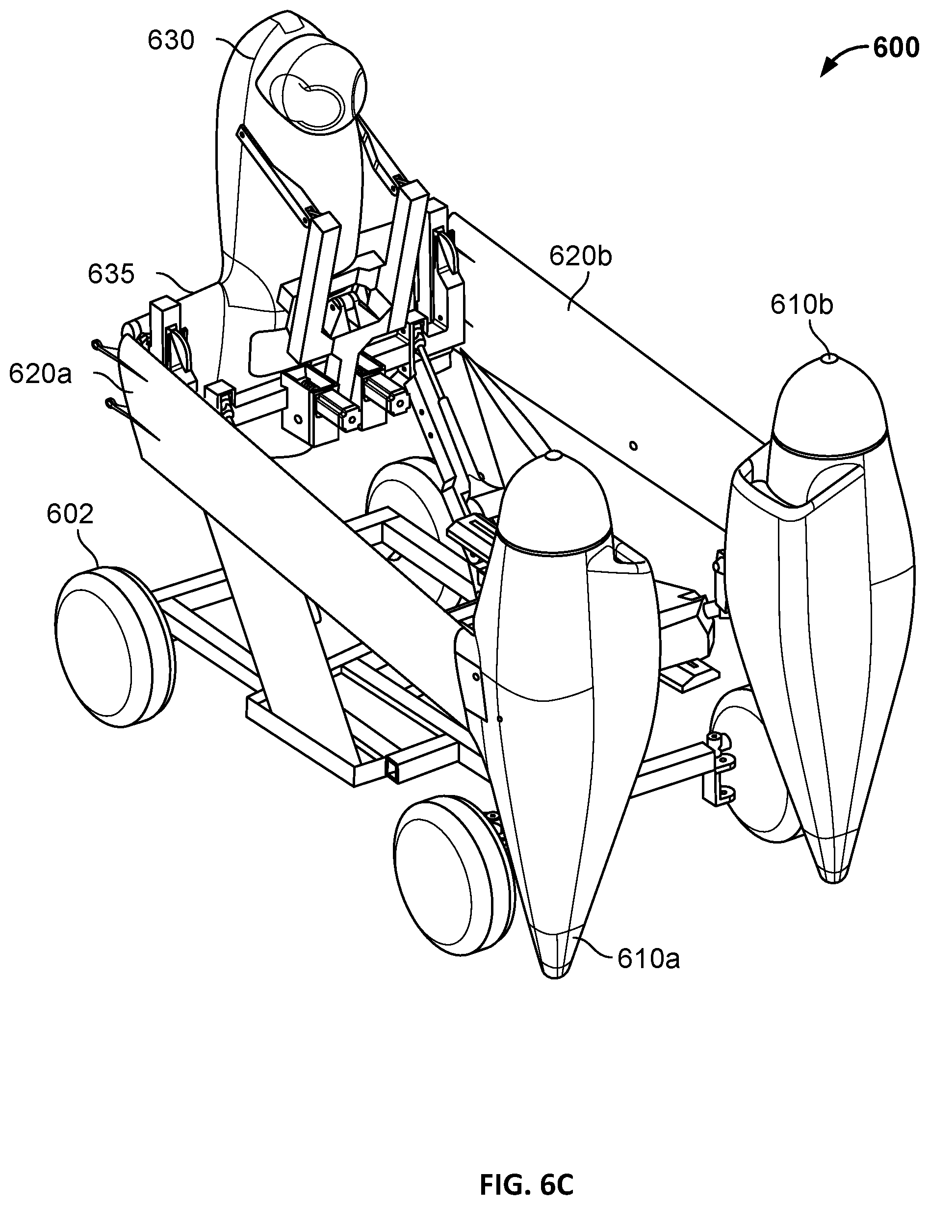 Patent US12365457 Figure 8 – Fuel venting for vertical take-off dual-engine aircraft
