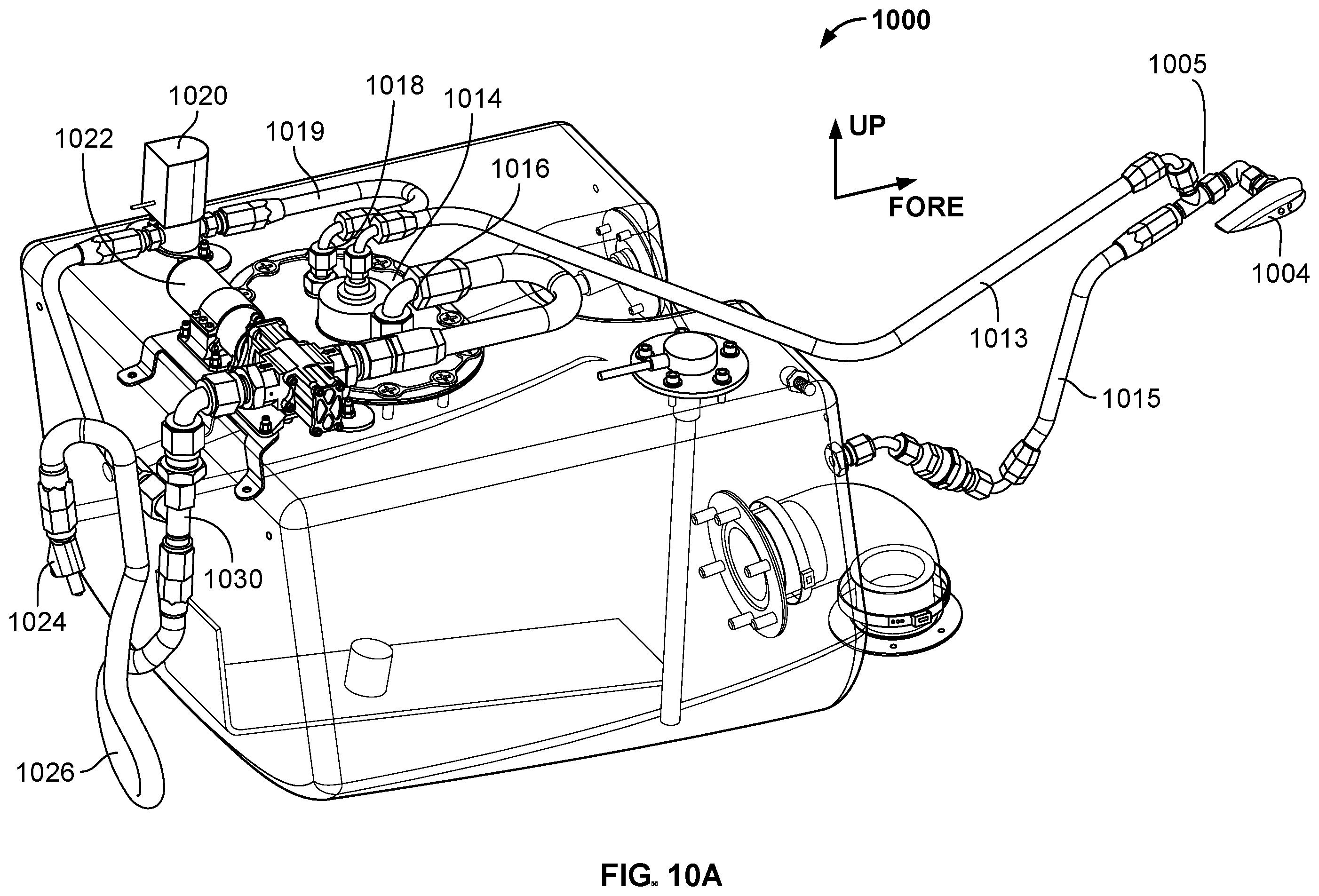 Patent US12365457 Figure 16 – Fuel venting for vertical take-off dual-engine aircraft