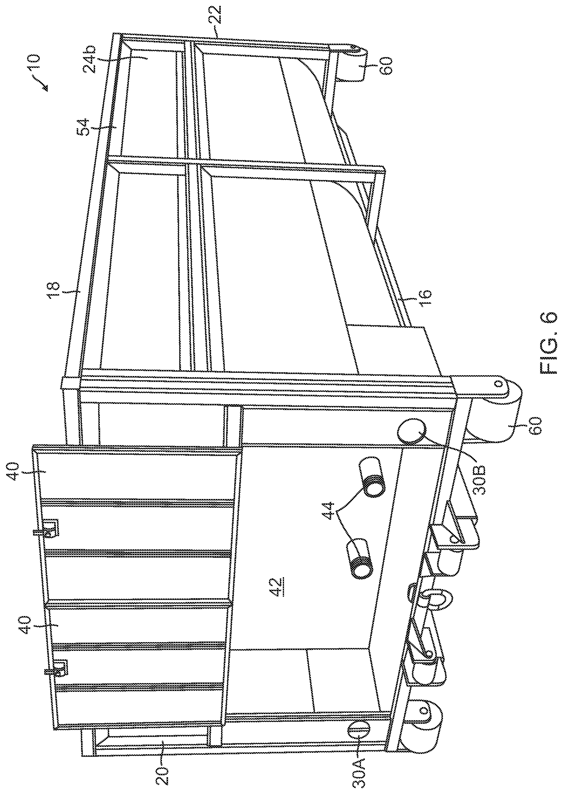 Patent US12365459 Figure 6 – Transportable dip tank