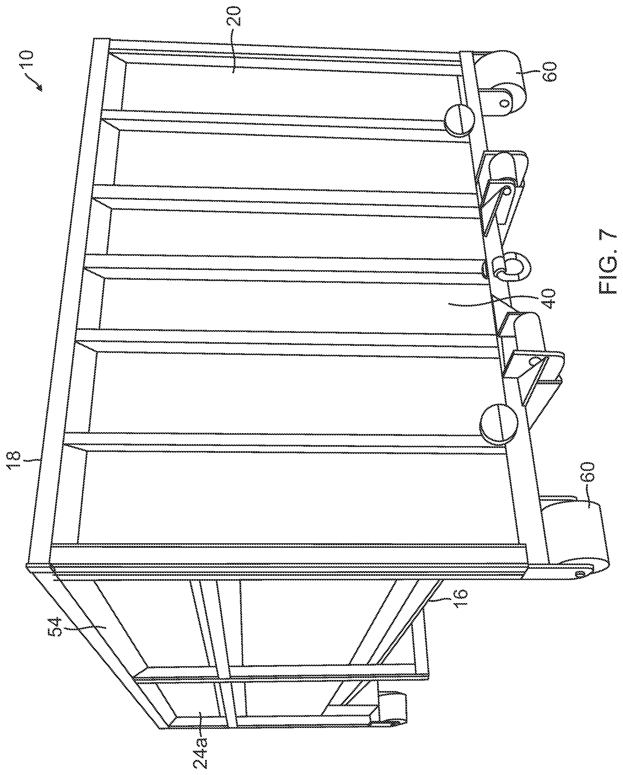 Patent US12365459 Figure 7 – Transportable dip tank