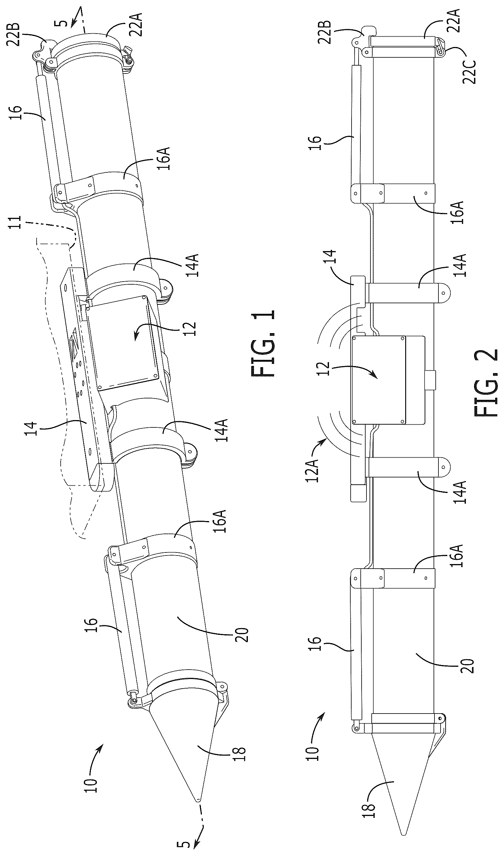 Patent US12365460 Figure 1 – Aerial spreading device