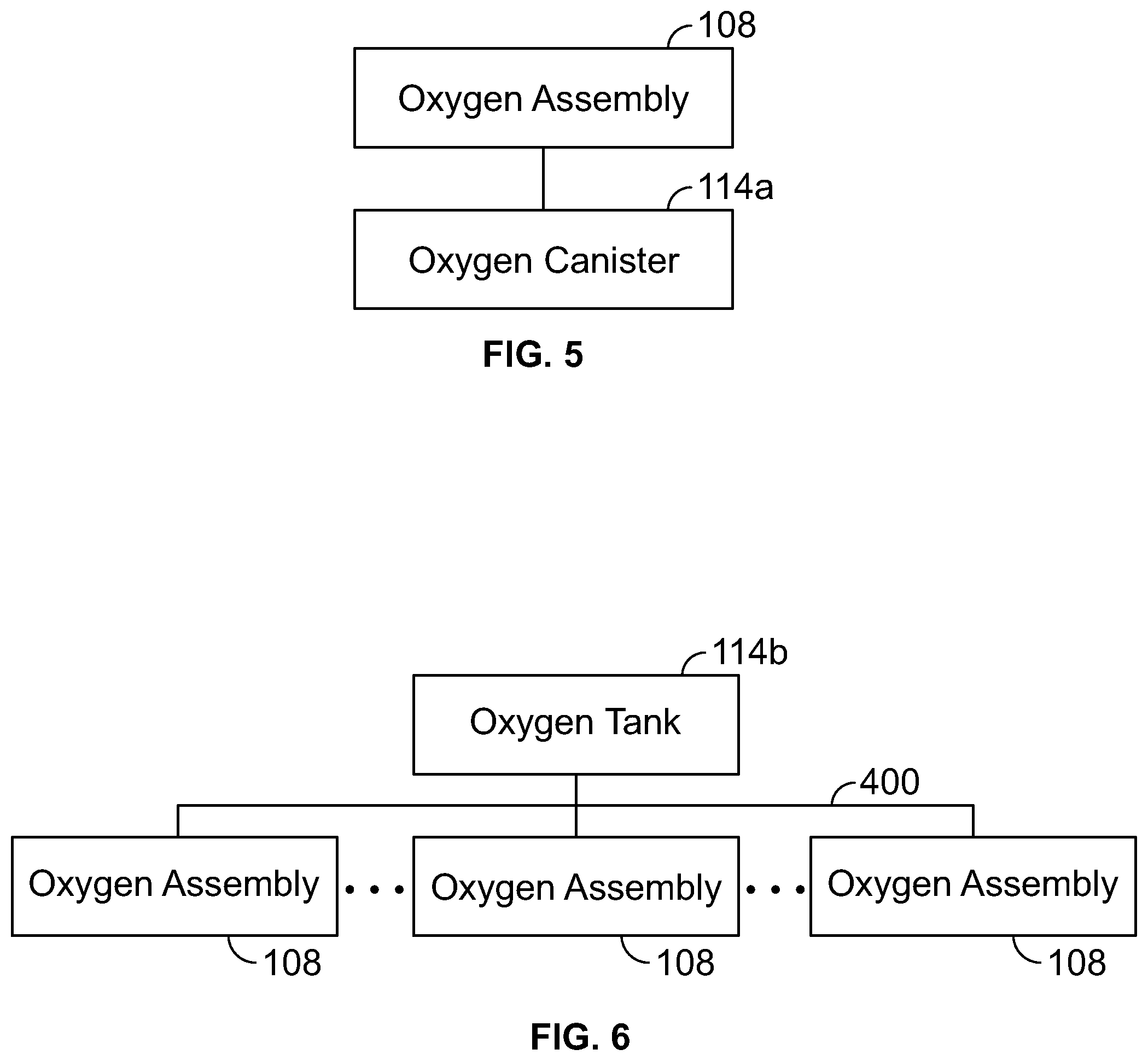 Patent US12365462 Figure 5 – Emergency oxygen systems for internal cabins of aircraft
