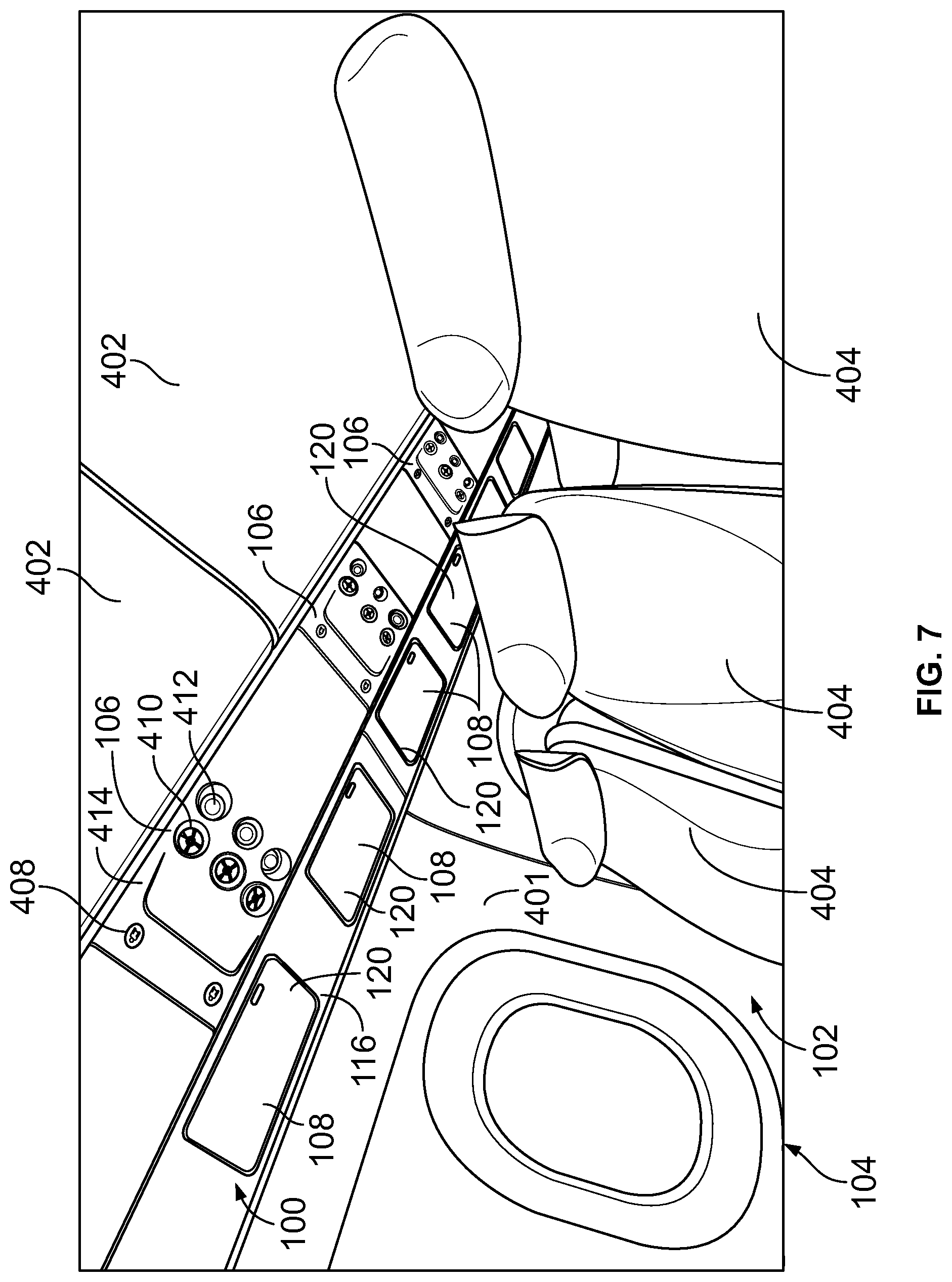 Patent US12365462 Figure 6 – Emergency oxygen systems for internal cabins of aircraft